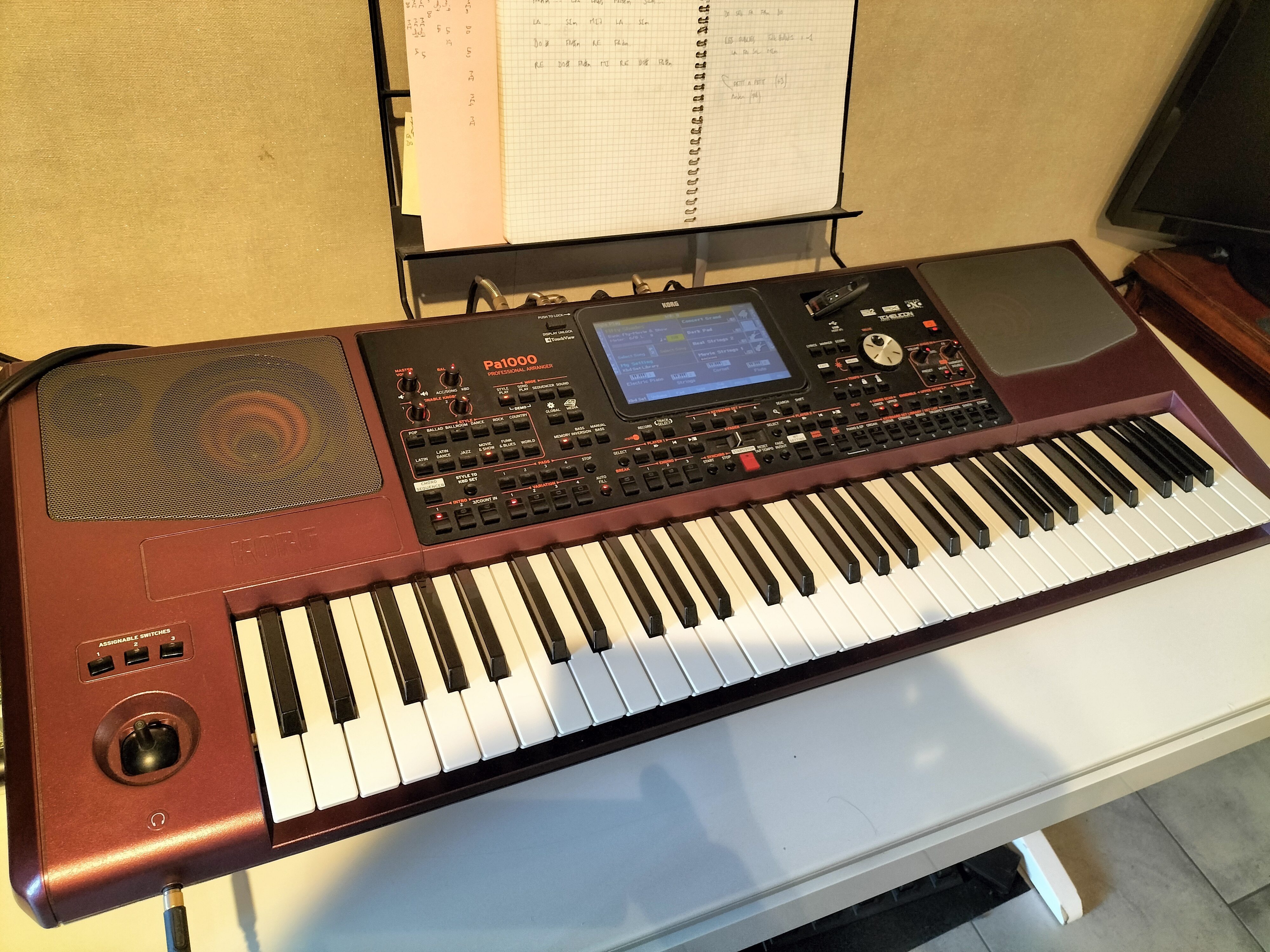 Vends KORG PA1000 à l'état neuf