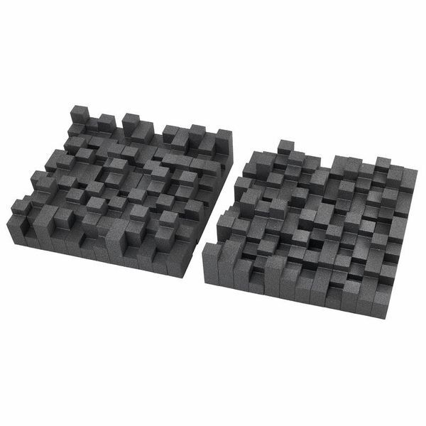 Lot de 2 kits t.akustik Diffusor Manhattan Grey