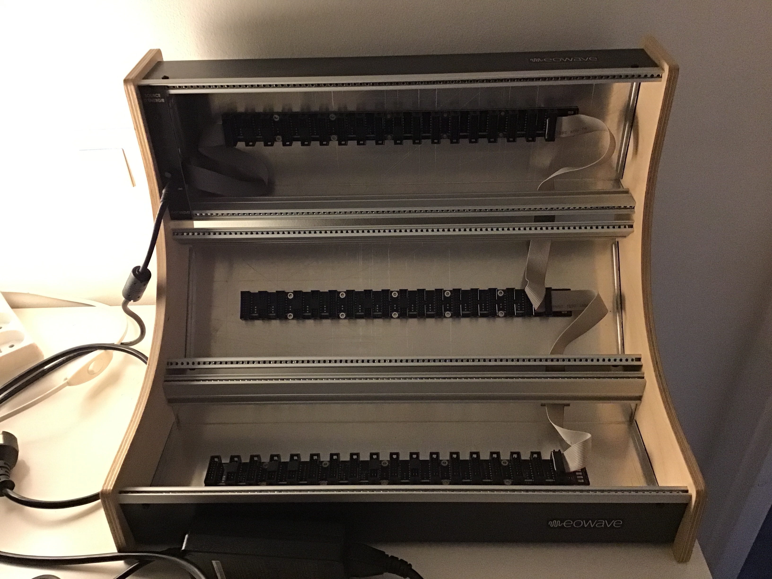 Eowave 9U Case angled 3x 84HP Eurorack