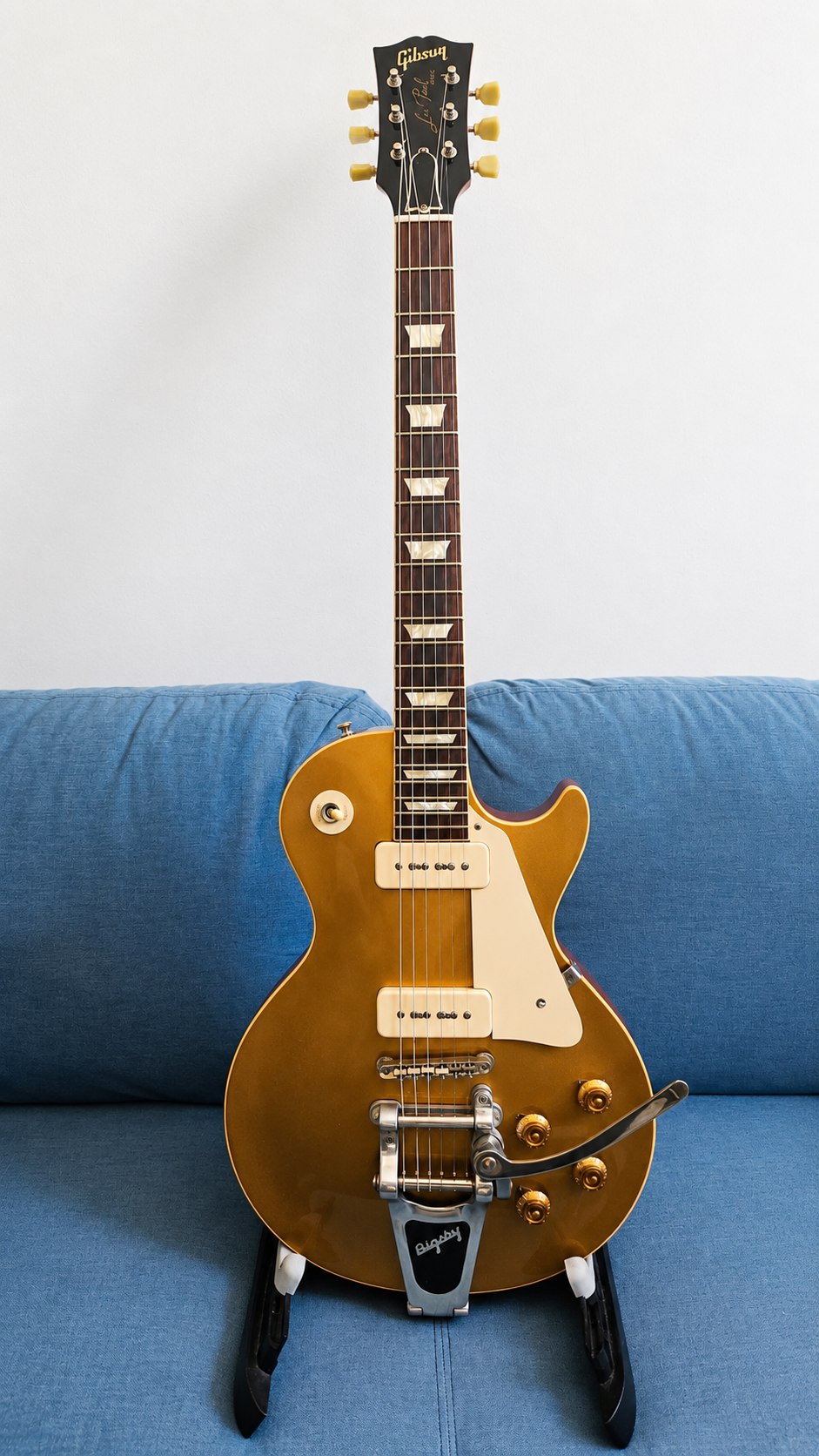 Gibson Custom Shop Les Paul 1956 Goldtop Reissue VOS R6 – 2010 – COA – Bigsby Vibramate