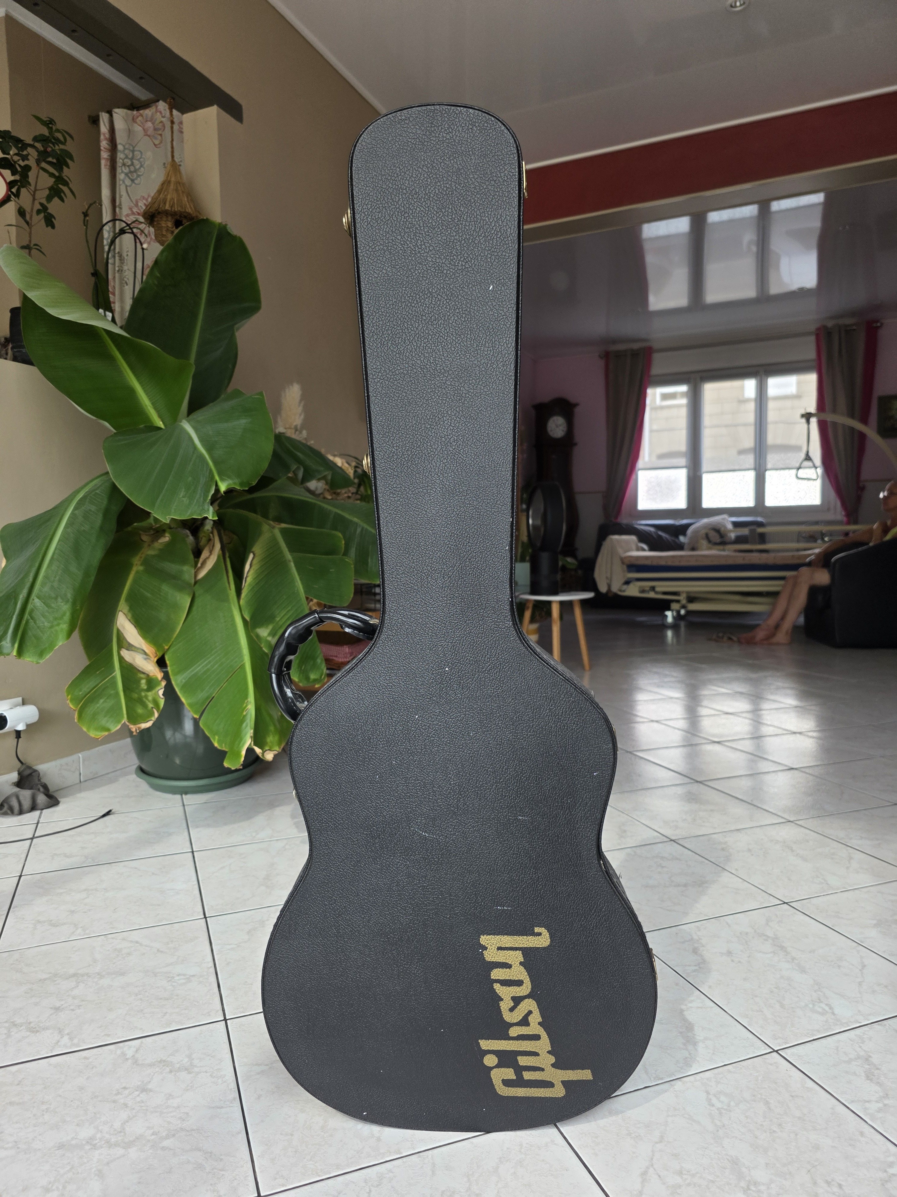 Vends Gibson Howard Roberts Fusion - Noire - Hardware Doré - Étui Gibson d'origine