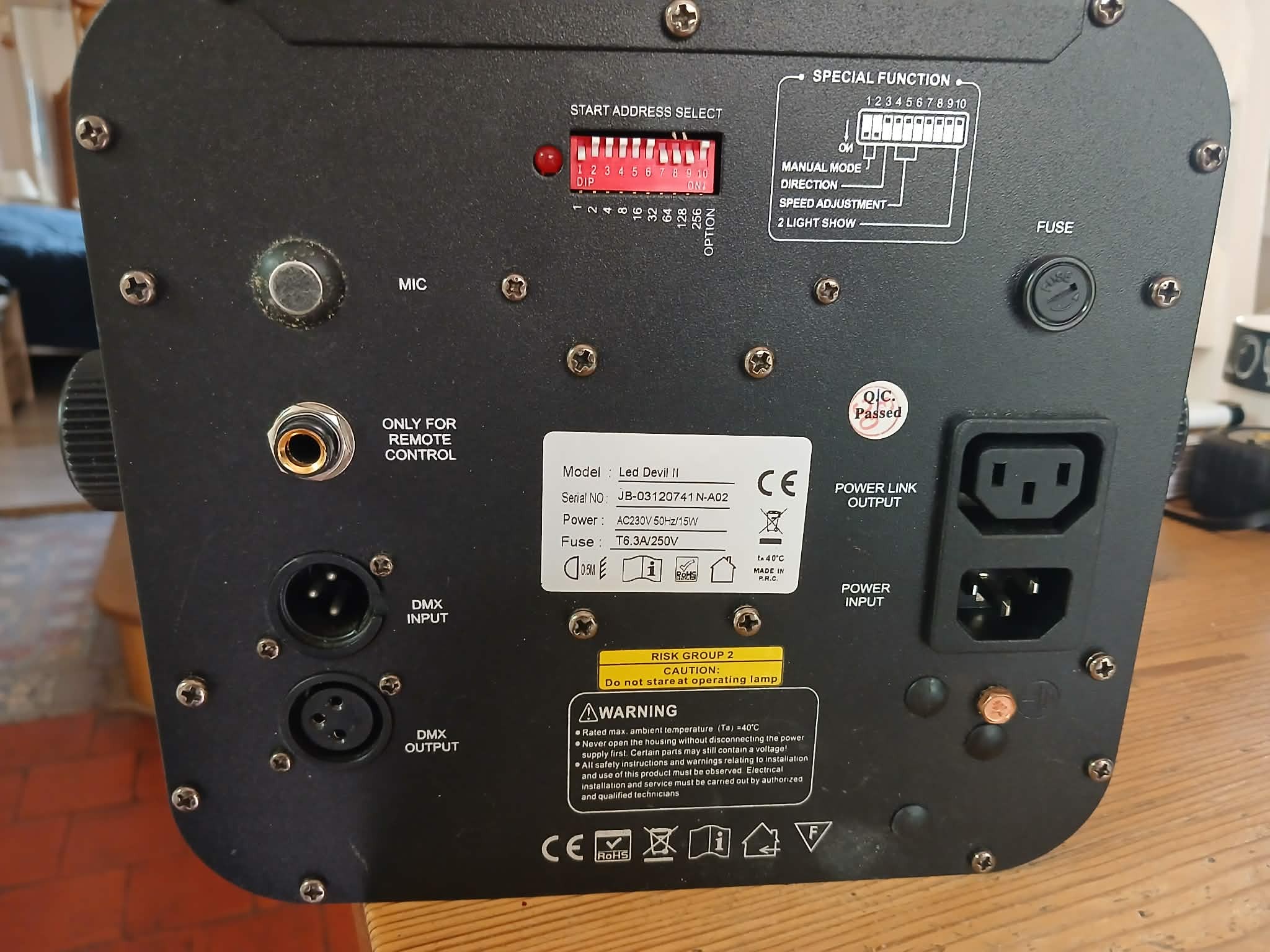 Jeux lumière JB Systems 2