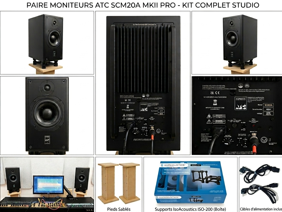 Vends Paire d'enceintes ATC SCM20A MK II