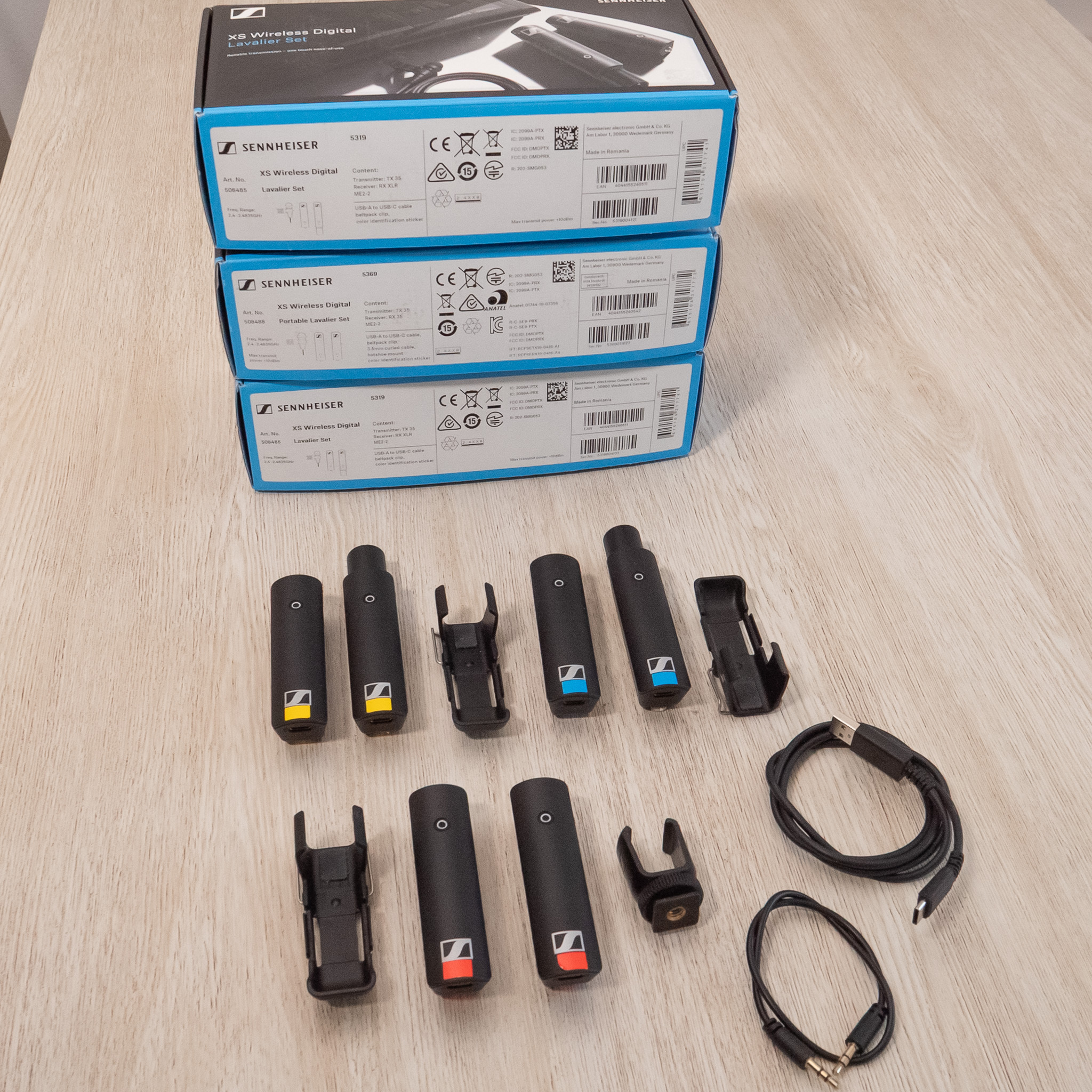 Lot de 3 systèmes Sennheiser XSW-D