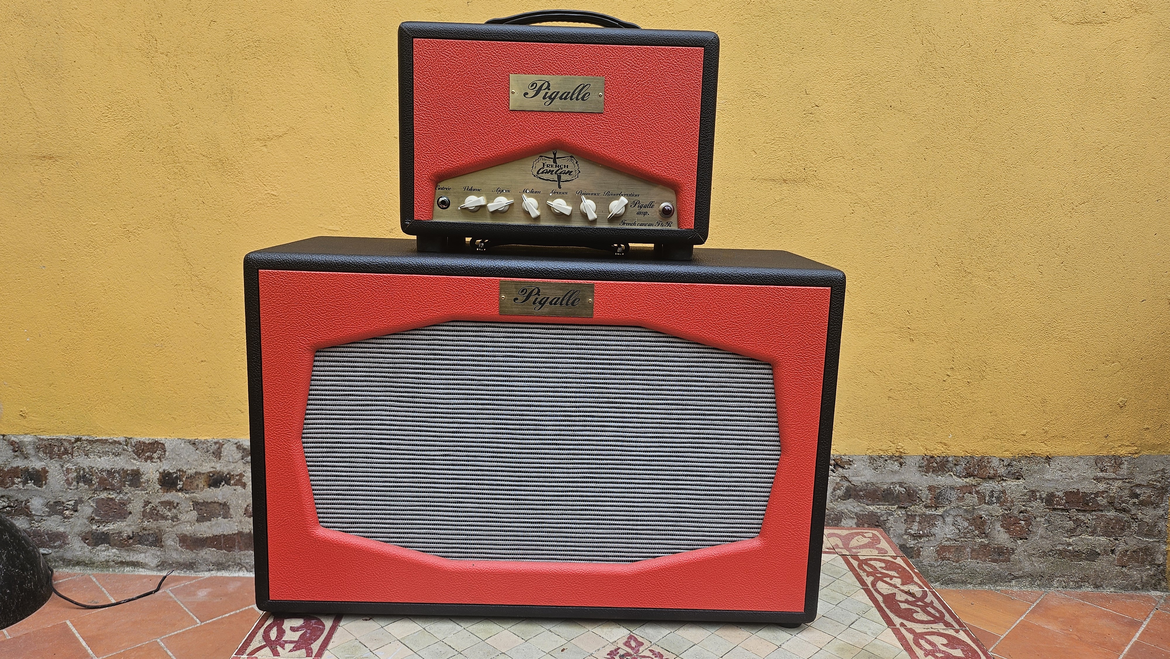 Pigalle Amplification French Cancan F+R 20W – Tête + Baffle 2x12 Celestion G12H – Fabrication artisanale française
