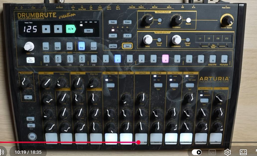Arturia DRUMBRUTE Création