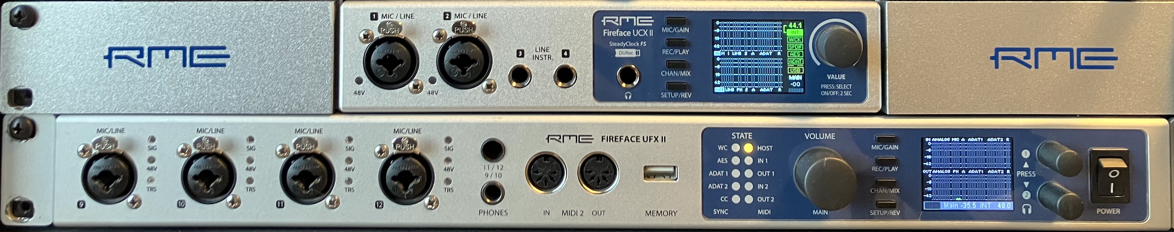 Vends RME Fireface UFX II + télécommande ARC usb