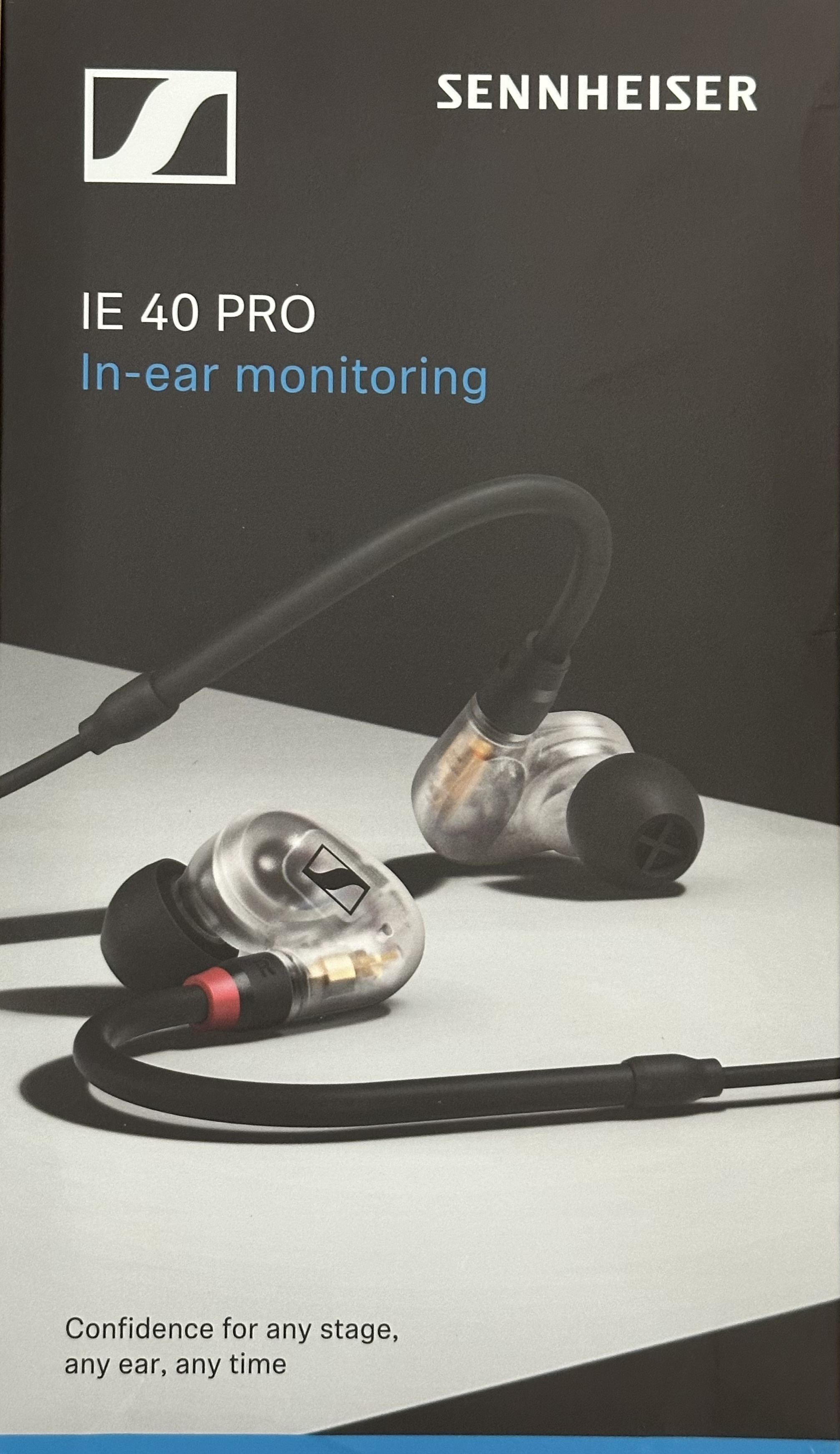 Lot de 2 paires Sennheiser IE 40 Pro Clear – jamais utilisées