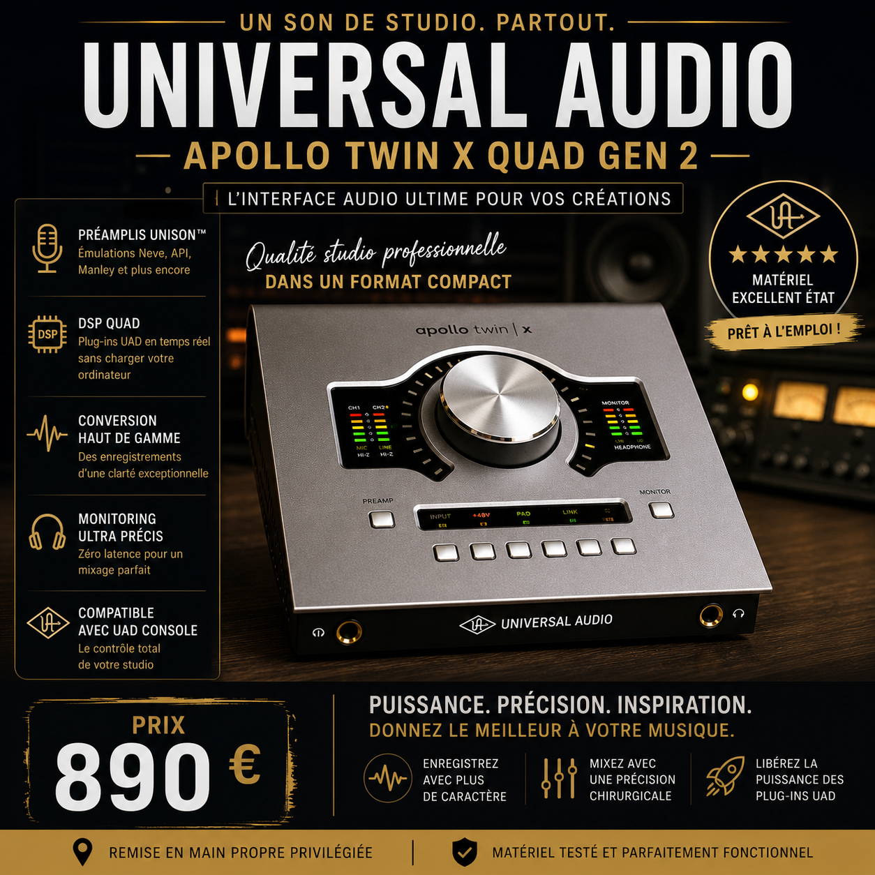 Universal audio Apollo Twin X Gen 2