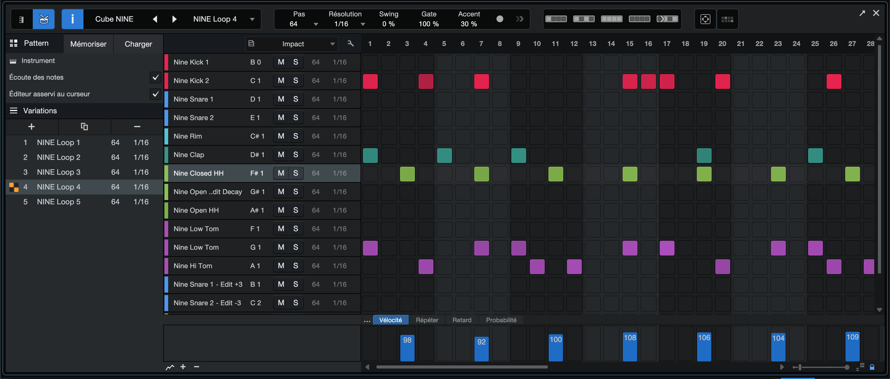 Presonus Studio One - Step Sequencer