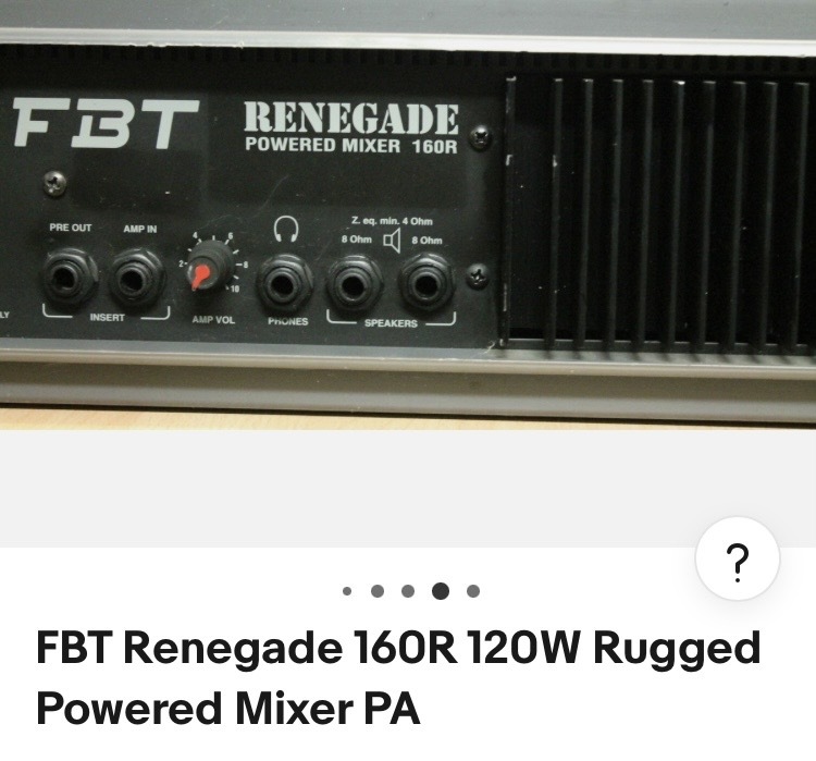 FBT Renegade 160r (4370)