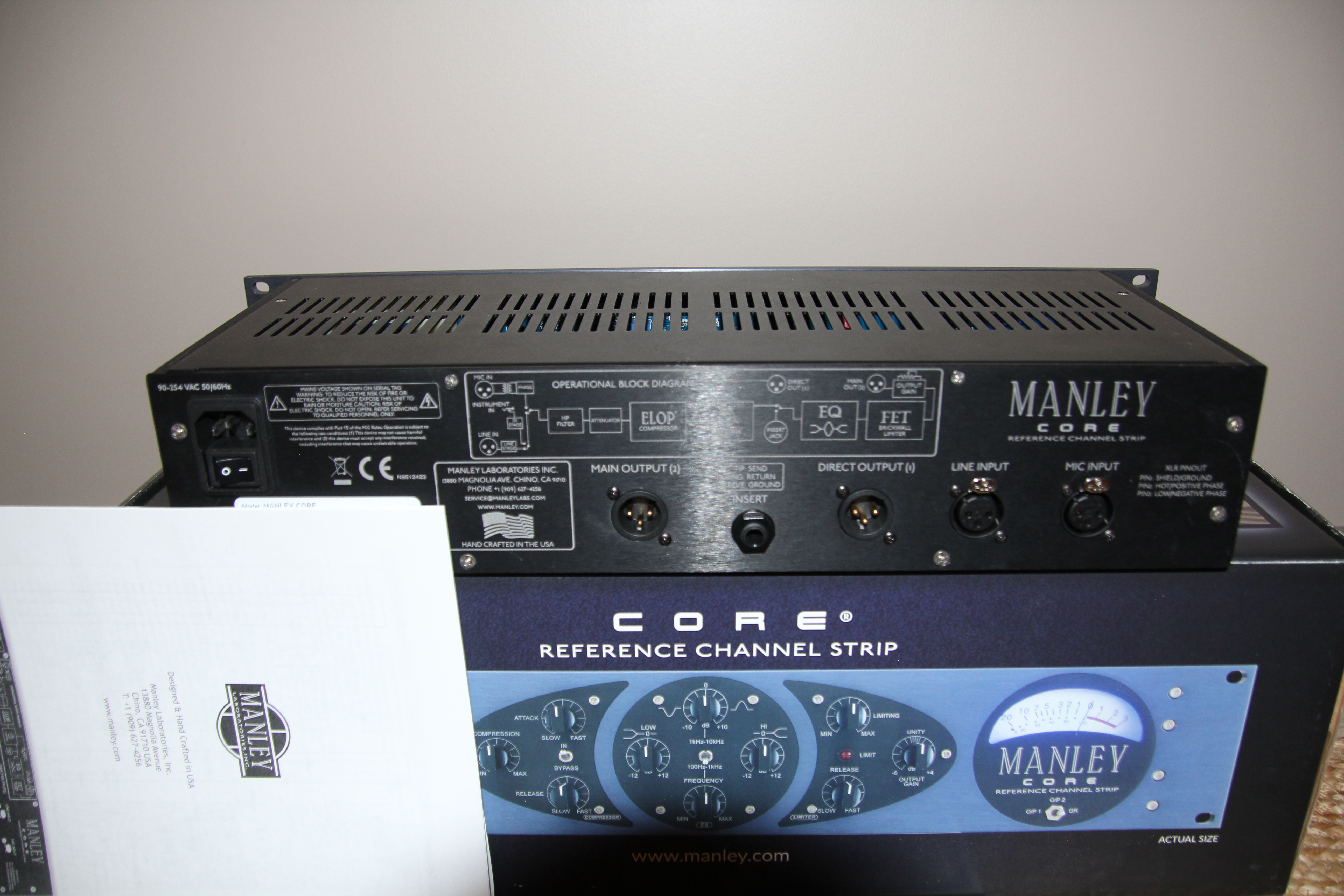 Manley Labs Core Reference Channel Strip (63212)