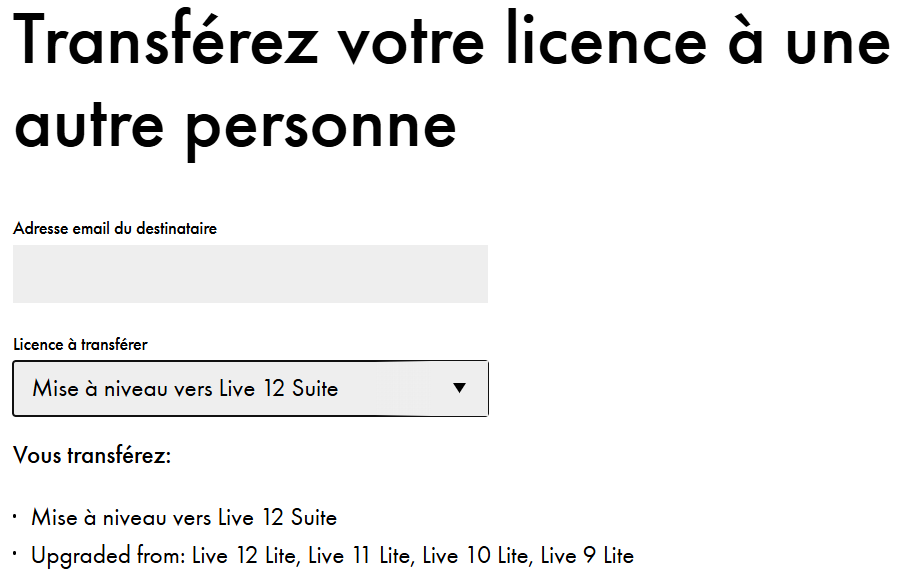 Vends Licence Ableton Live 12 SUITE