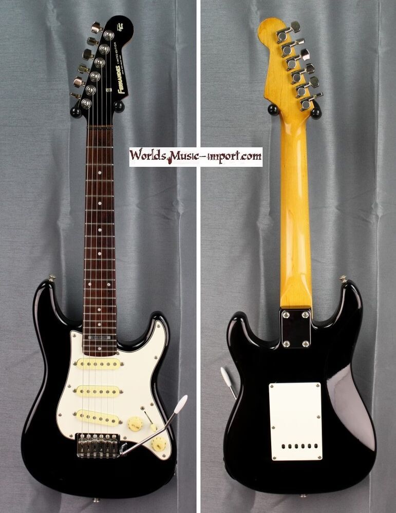 FERNANDES Mini-Stratocaster ALLBK "LTD" 1990s japon