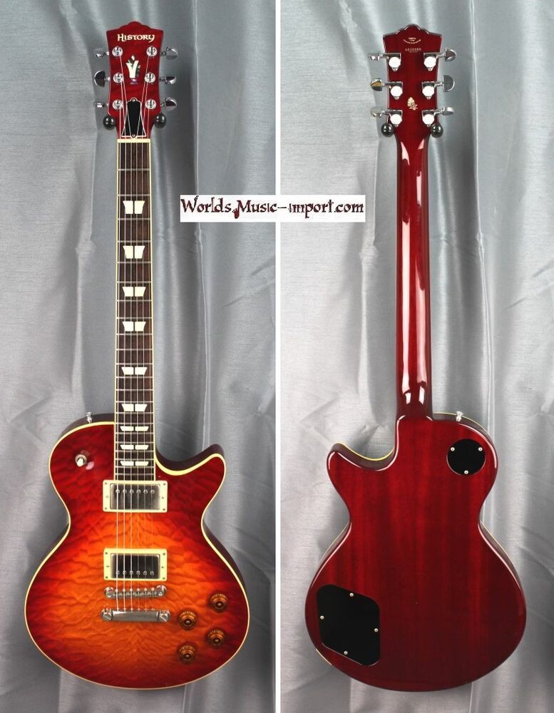 HISTORY Les Paul Standard TH-10QM 2002 Japon Fujig