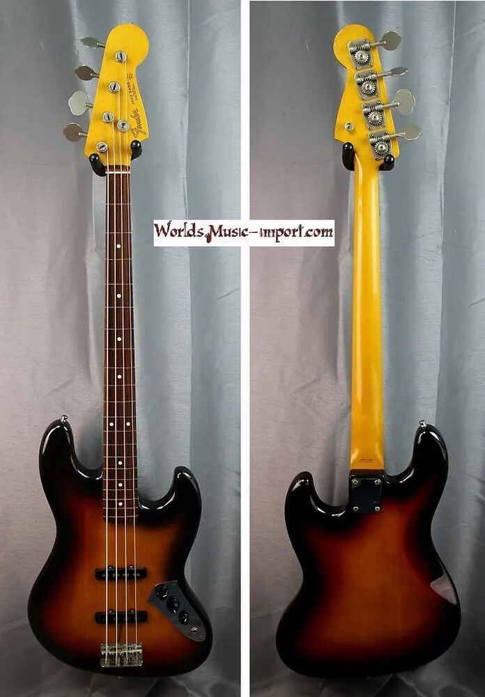 FENDER Jazz Bass JB'62-FL SB 1994 Fretless Japon import