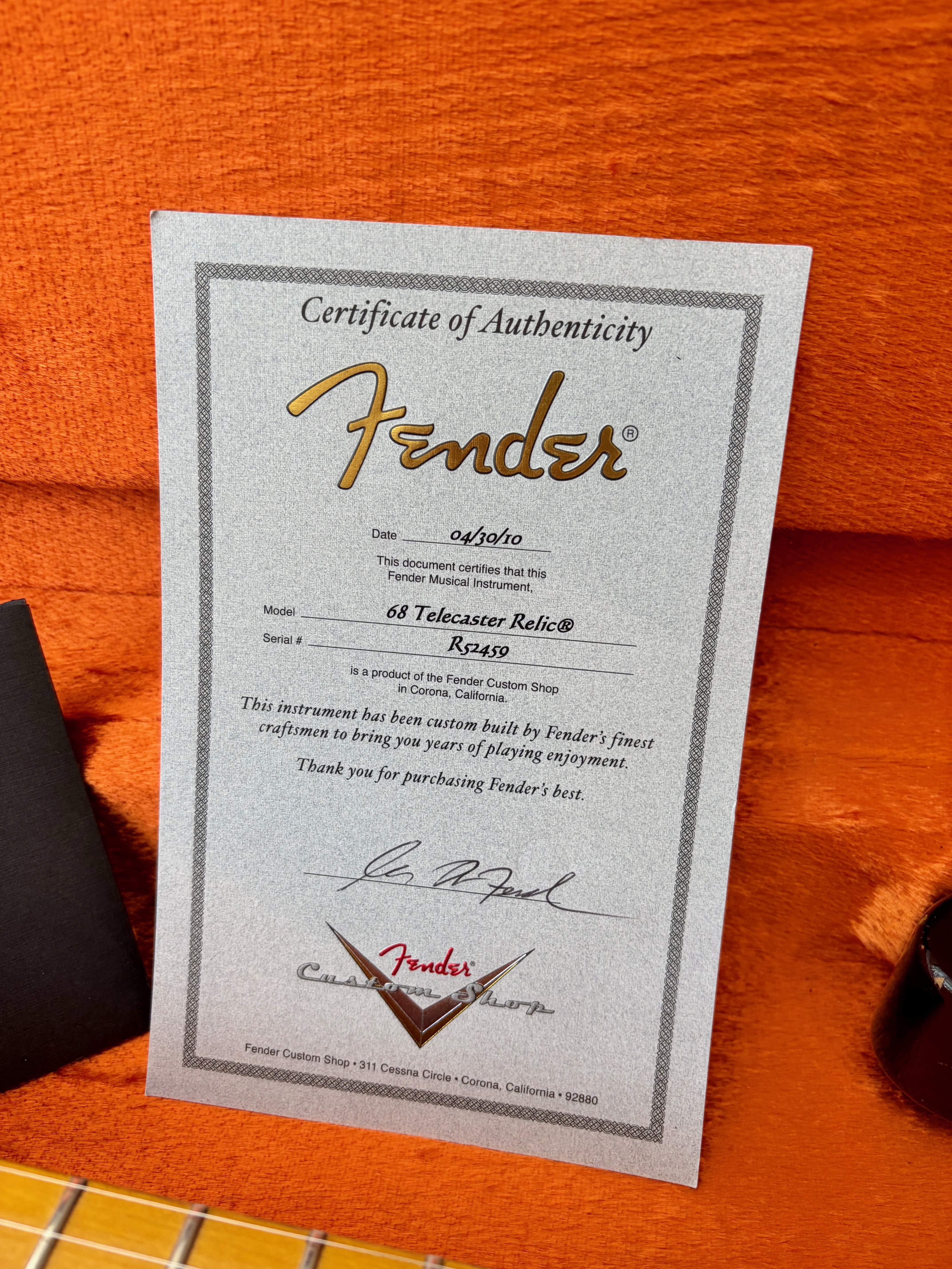 Fender Custom Shop '69 Telecaster Thinline (6510)