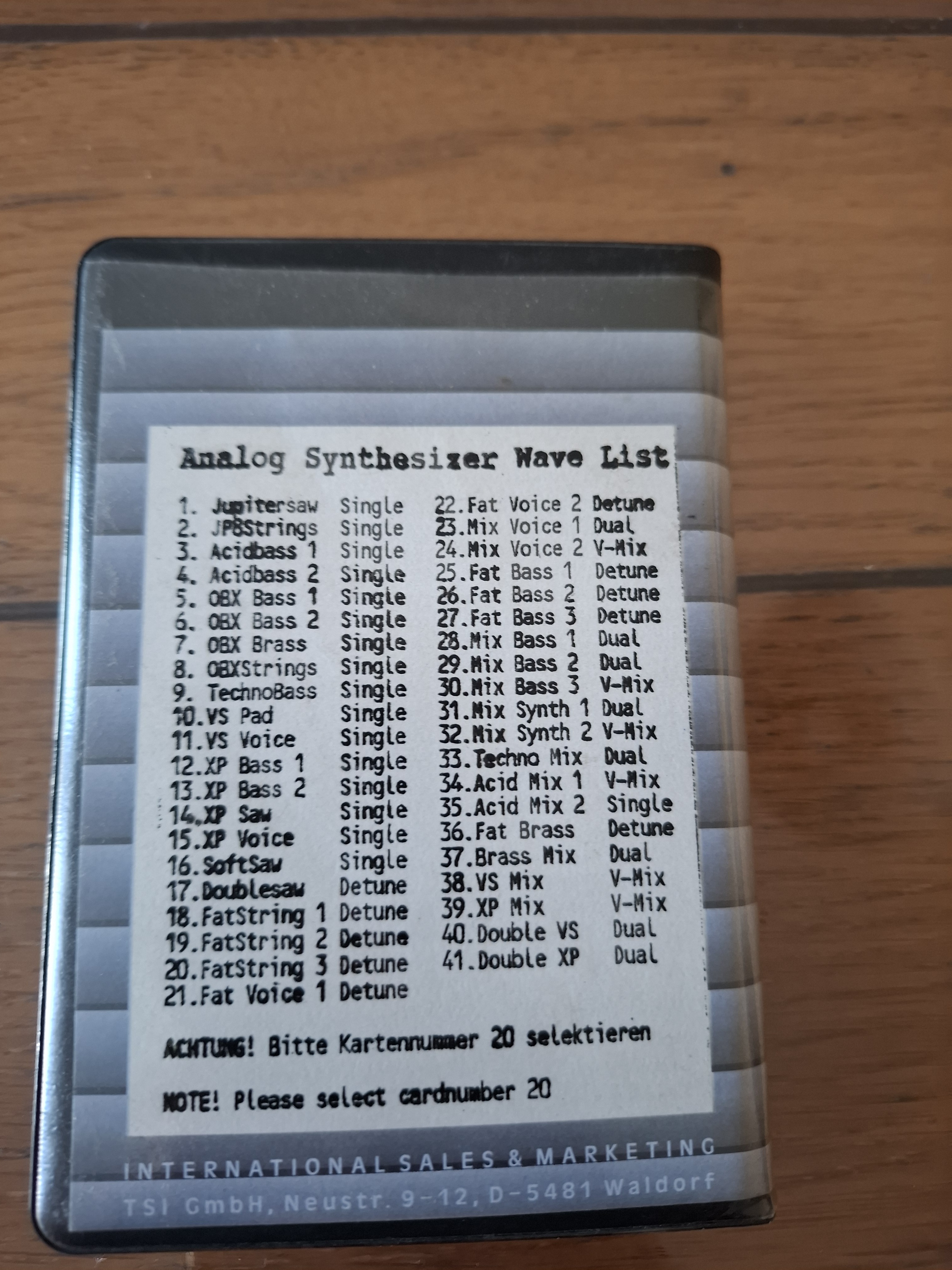 Roland SN-SPLA-01 (21183)