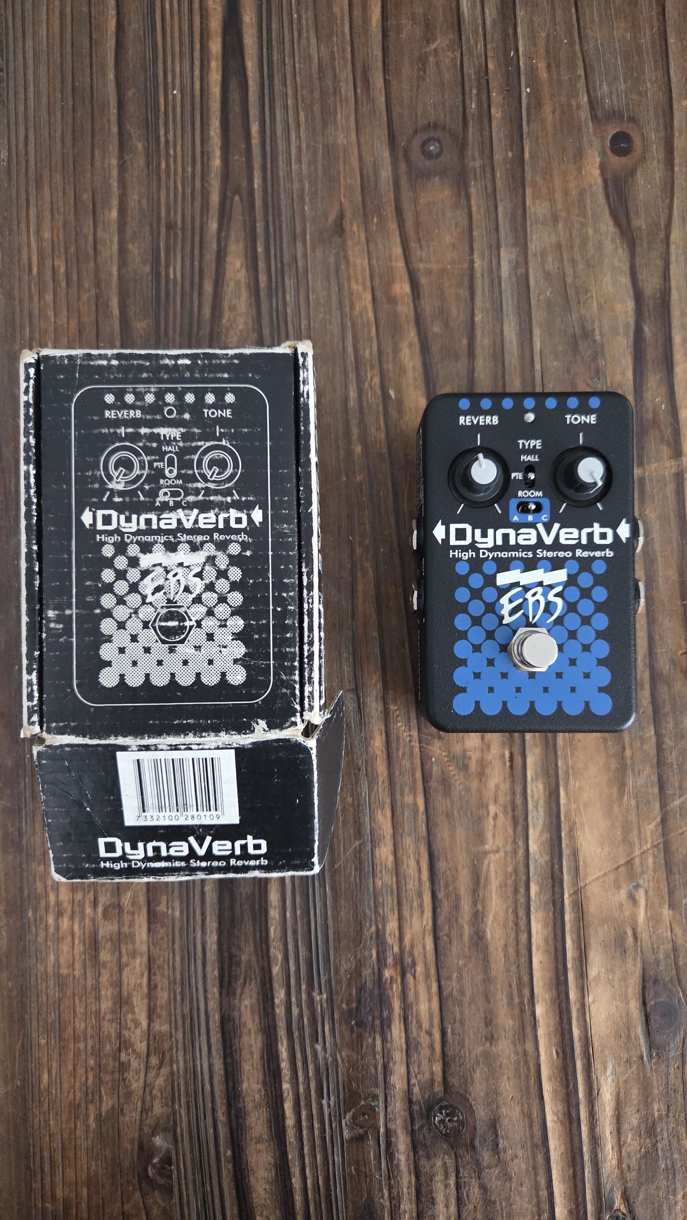 Pédale EBS DynaVerb Black Label