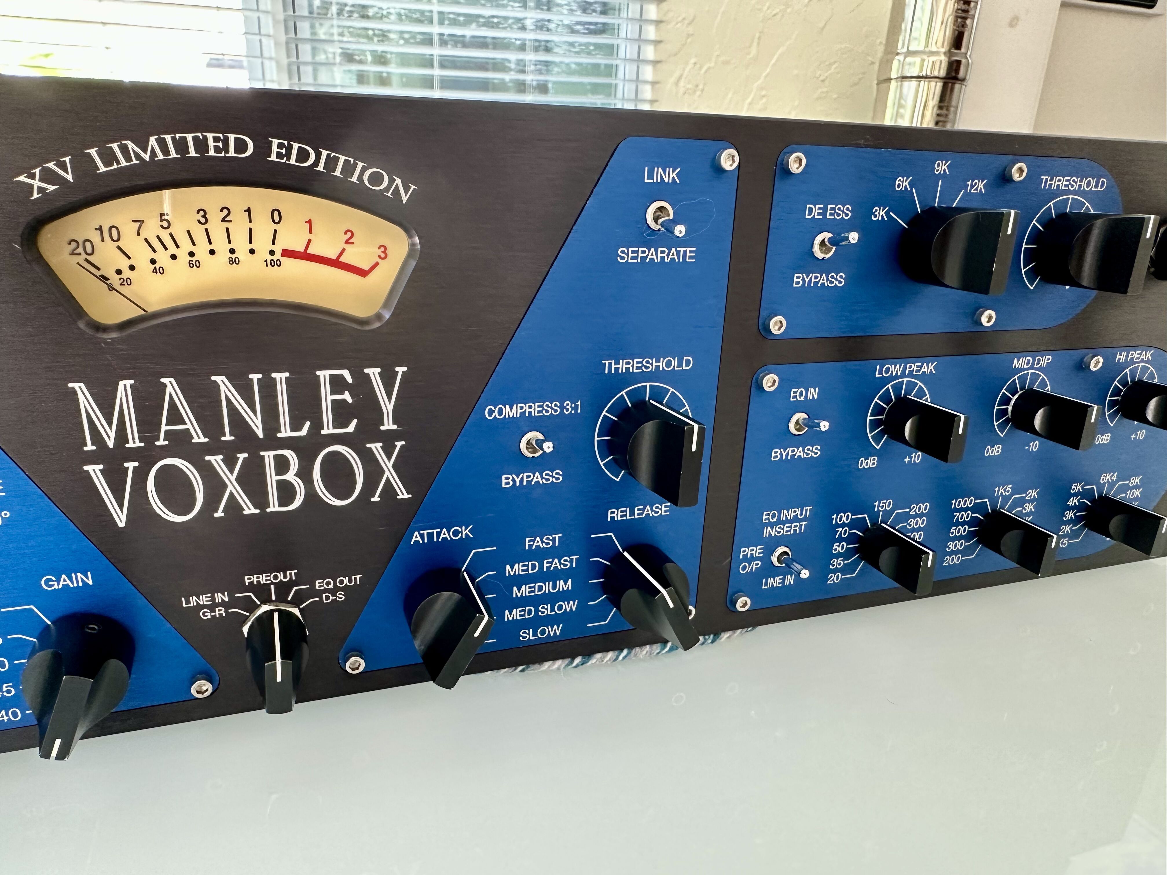 Manley VoxBox Version XV Anniversary (15eme Anniversaire) 50 unités produite