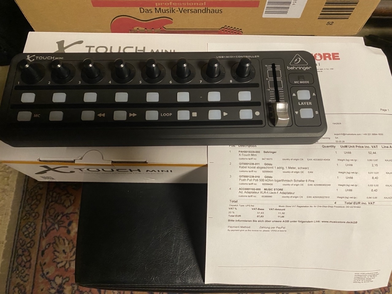 Vends Behringer X-Touch Mini