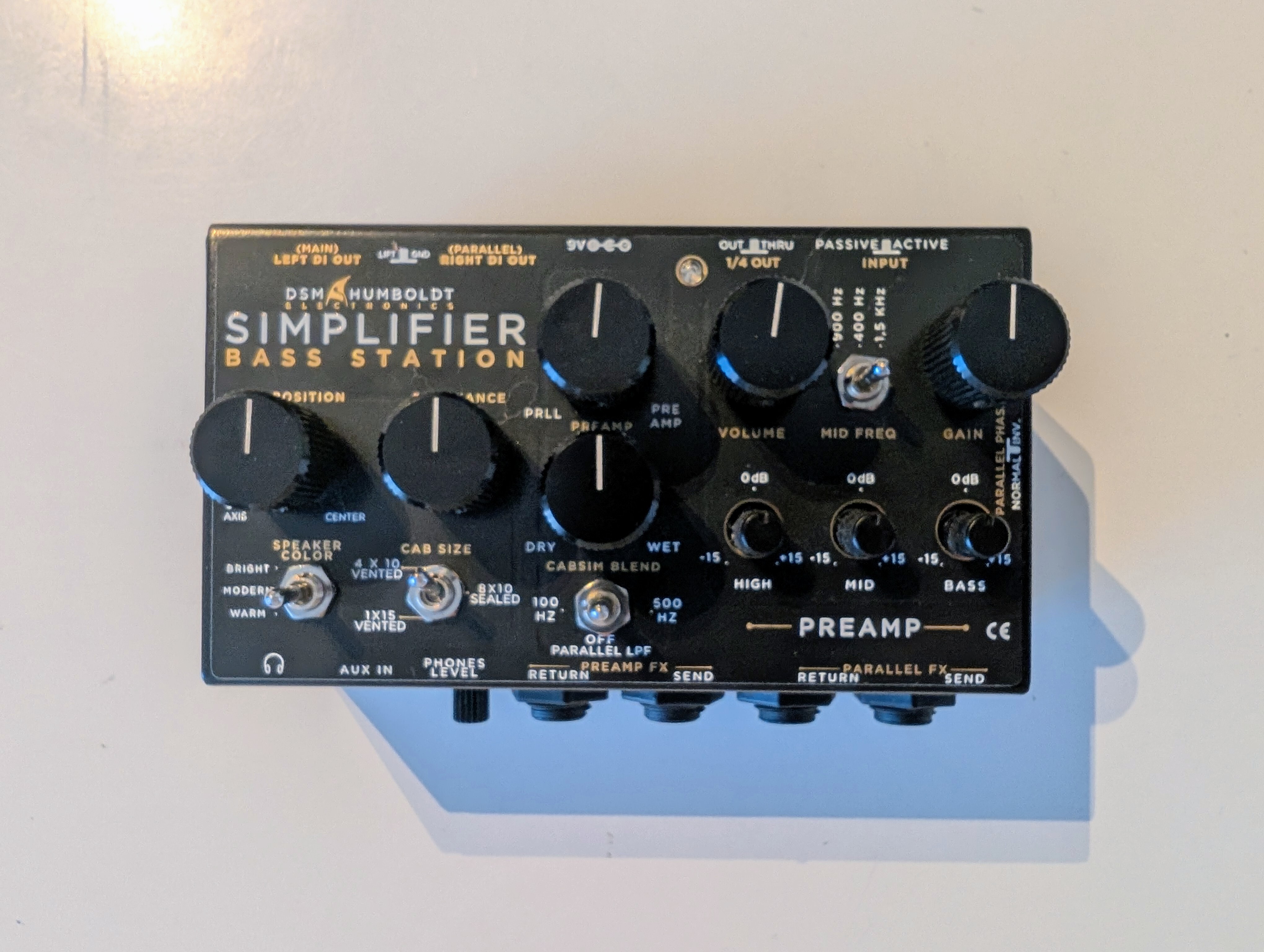 Preampli bassse Dsm & humboldt Simplifier bass station