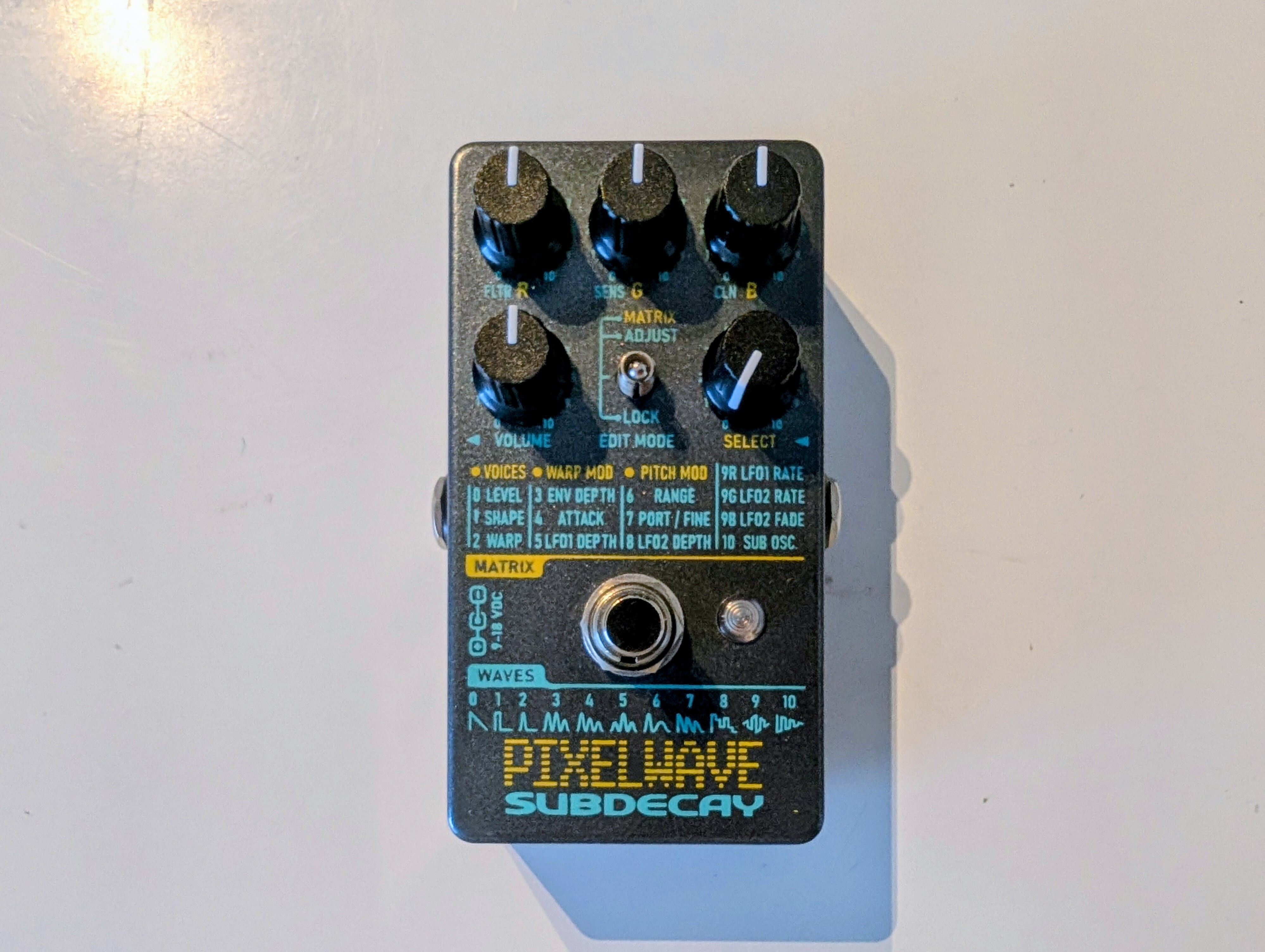 Subdecay Pixelwave pedale Synth guitare