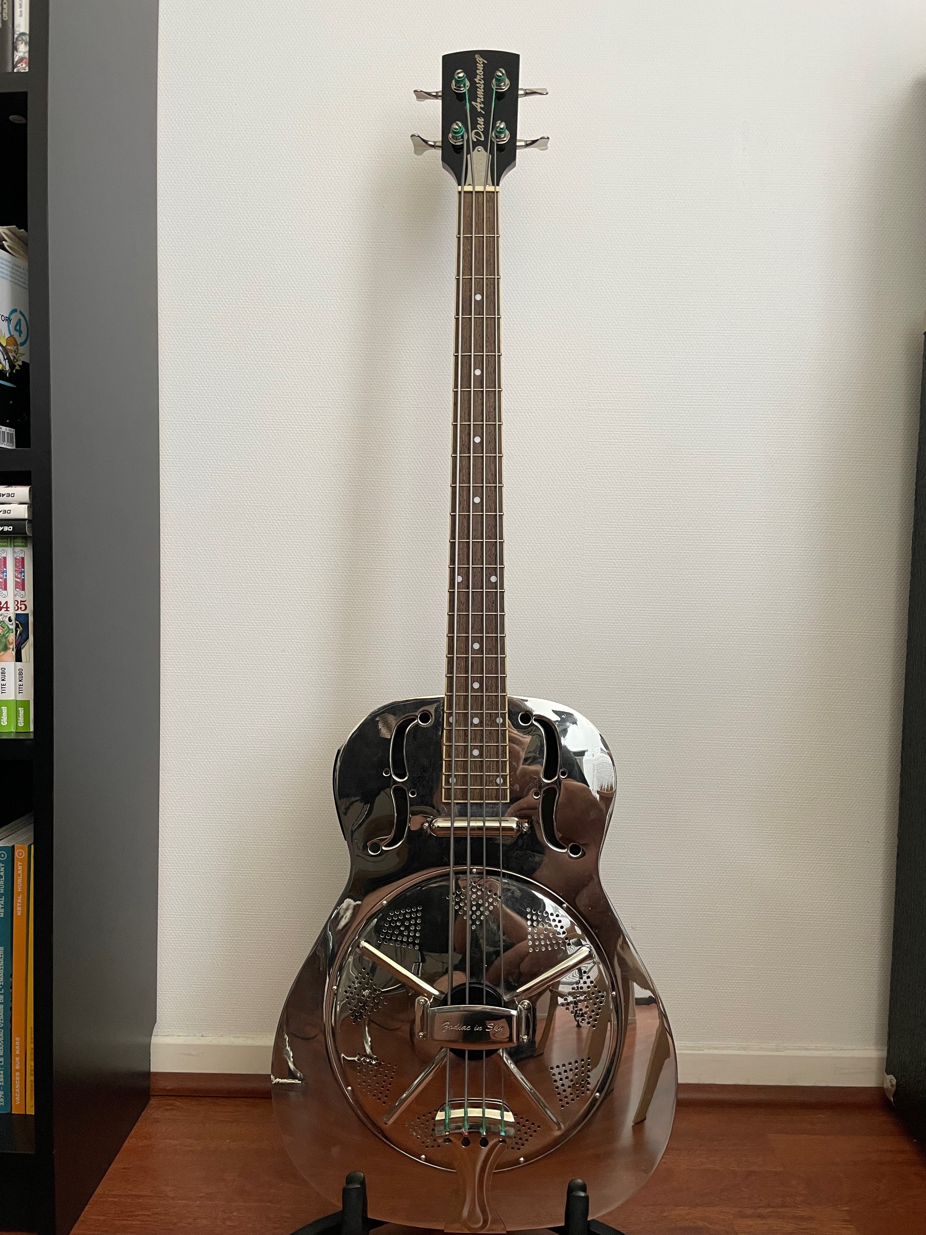 Vends basse Dan Armstrong Resonator Bass Chrome