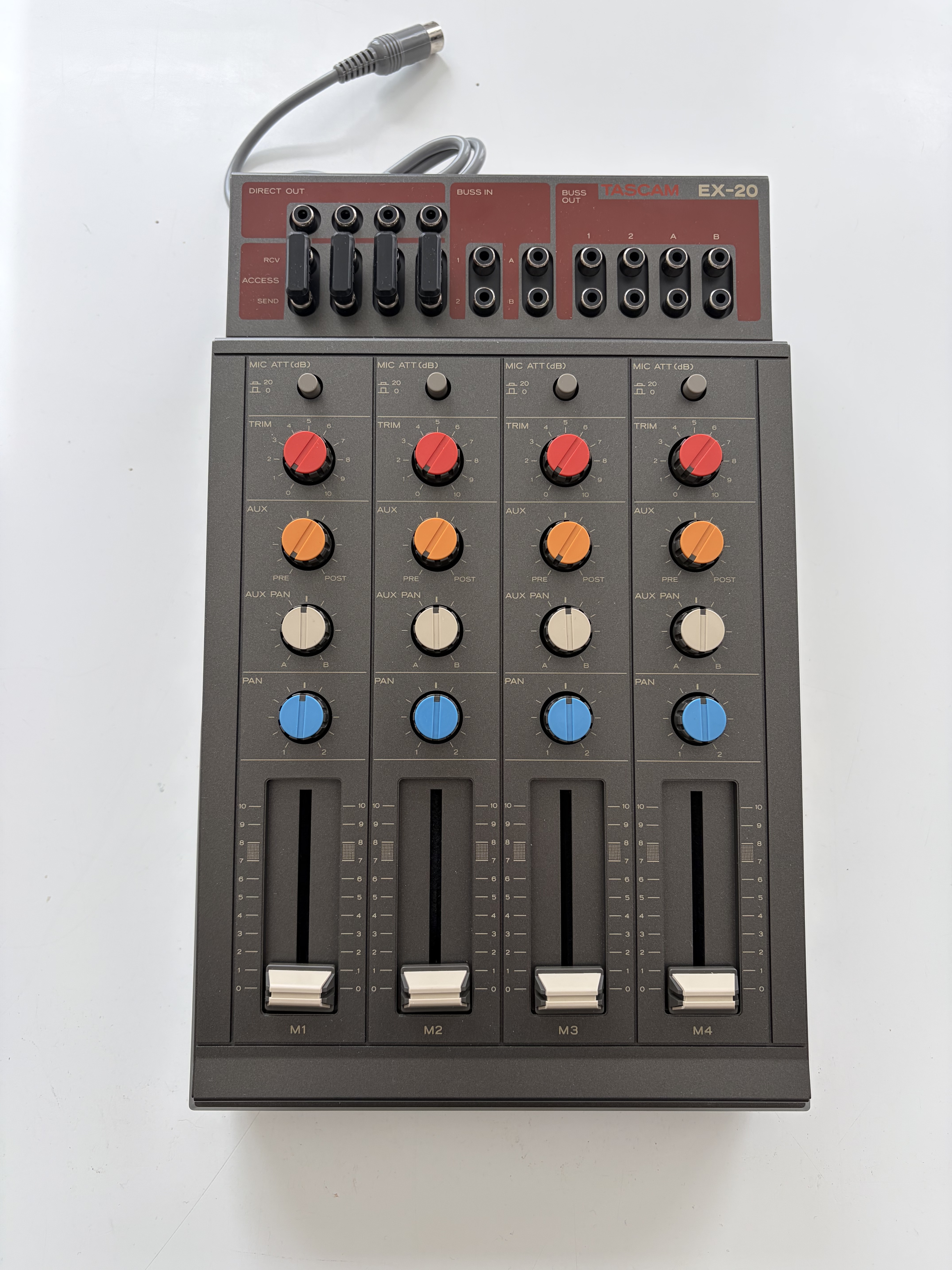 Tascam EX-20 - 4 pistes – État quasi neuf – Complet avec carton, documentation et alimentation