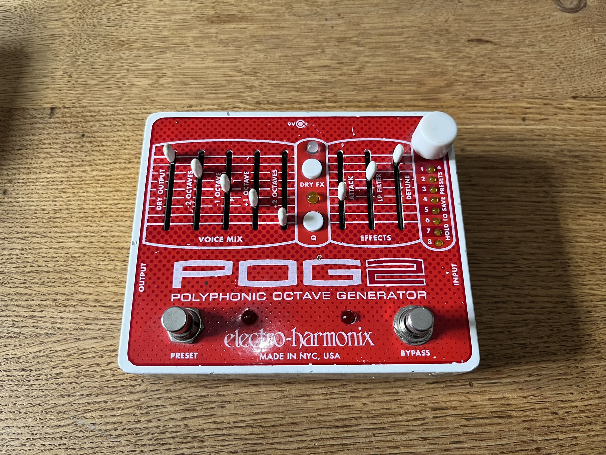 Electro-Harmonix POG2 (midi mod)