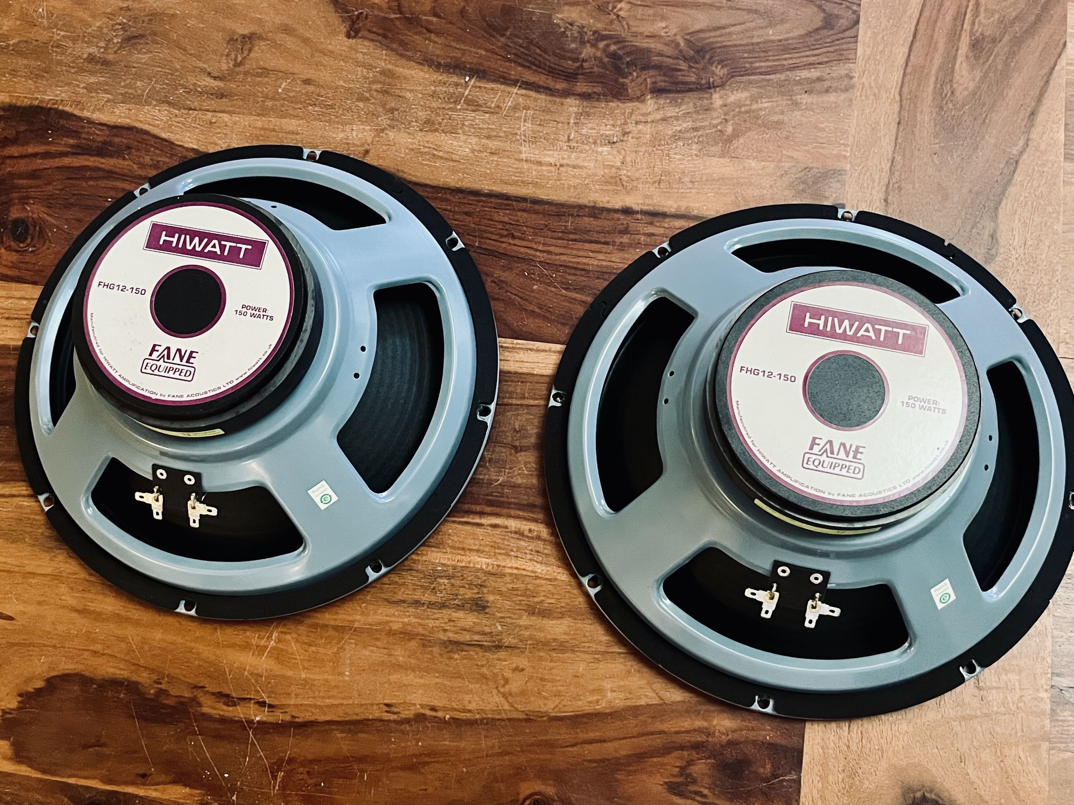 2x Haut-parleurs FANE FHG12-150 – 12” – 150W – 16 ohms – État neuf