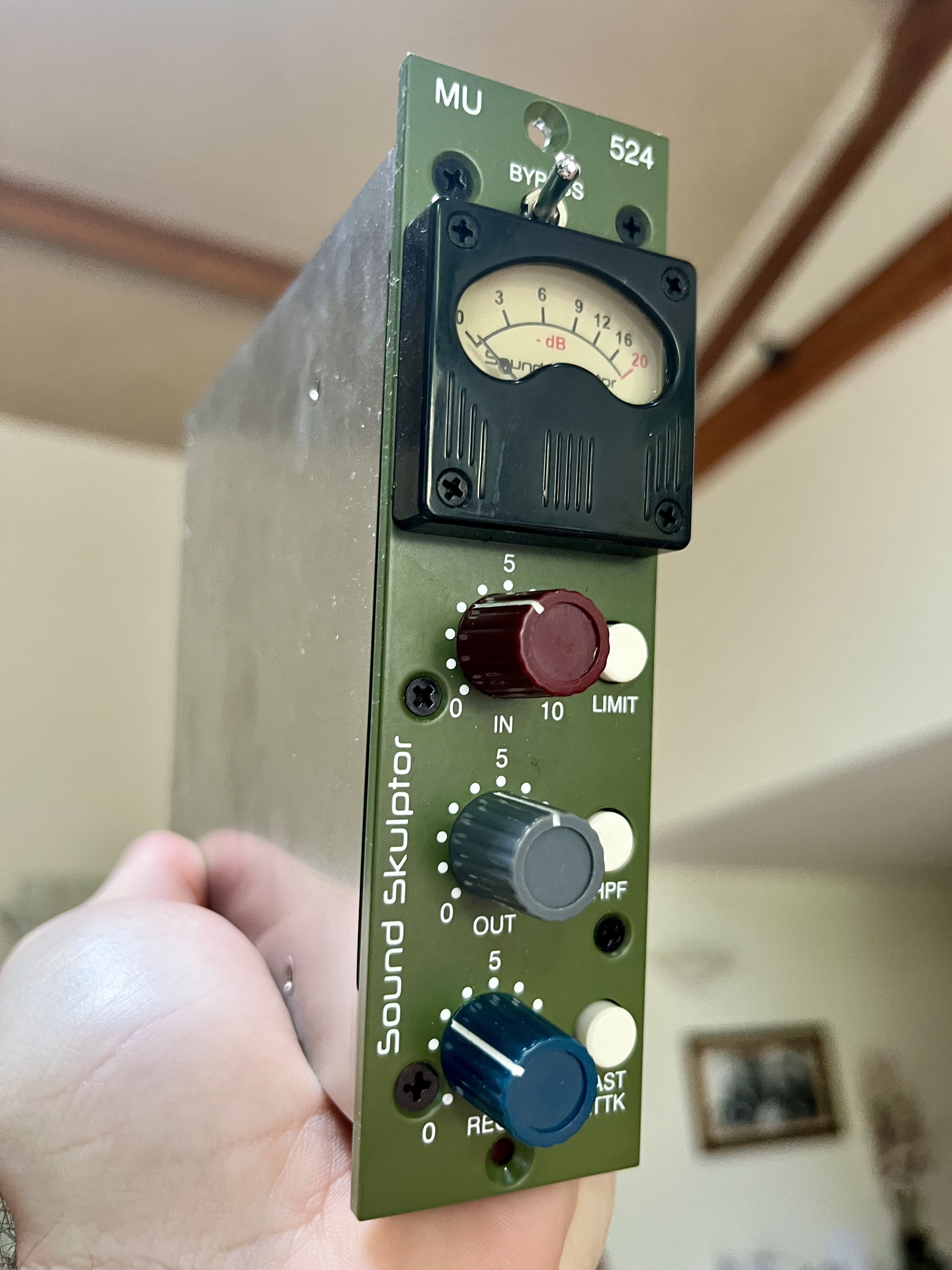 Compresseur lampe studio Soundskulptor MU524 500 series calibré