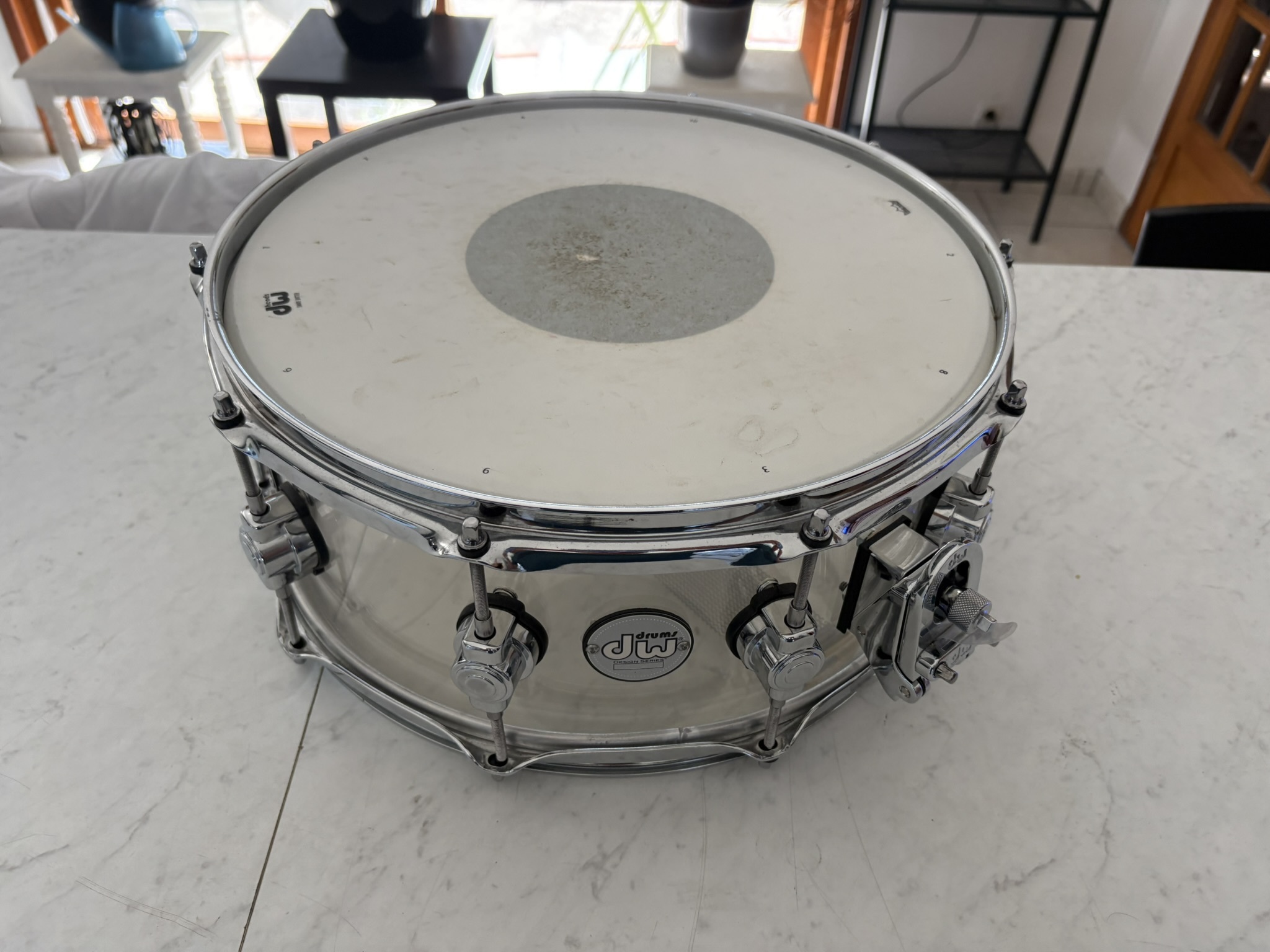 DW snare 14x6" acrylic