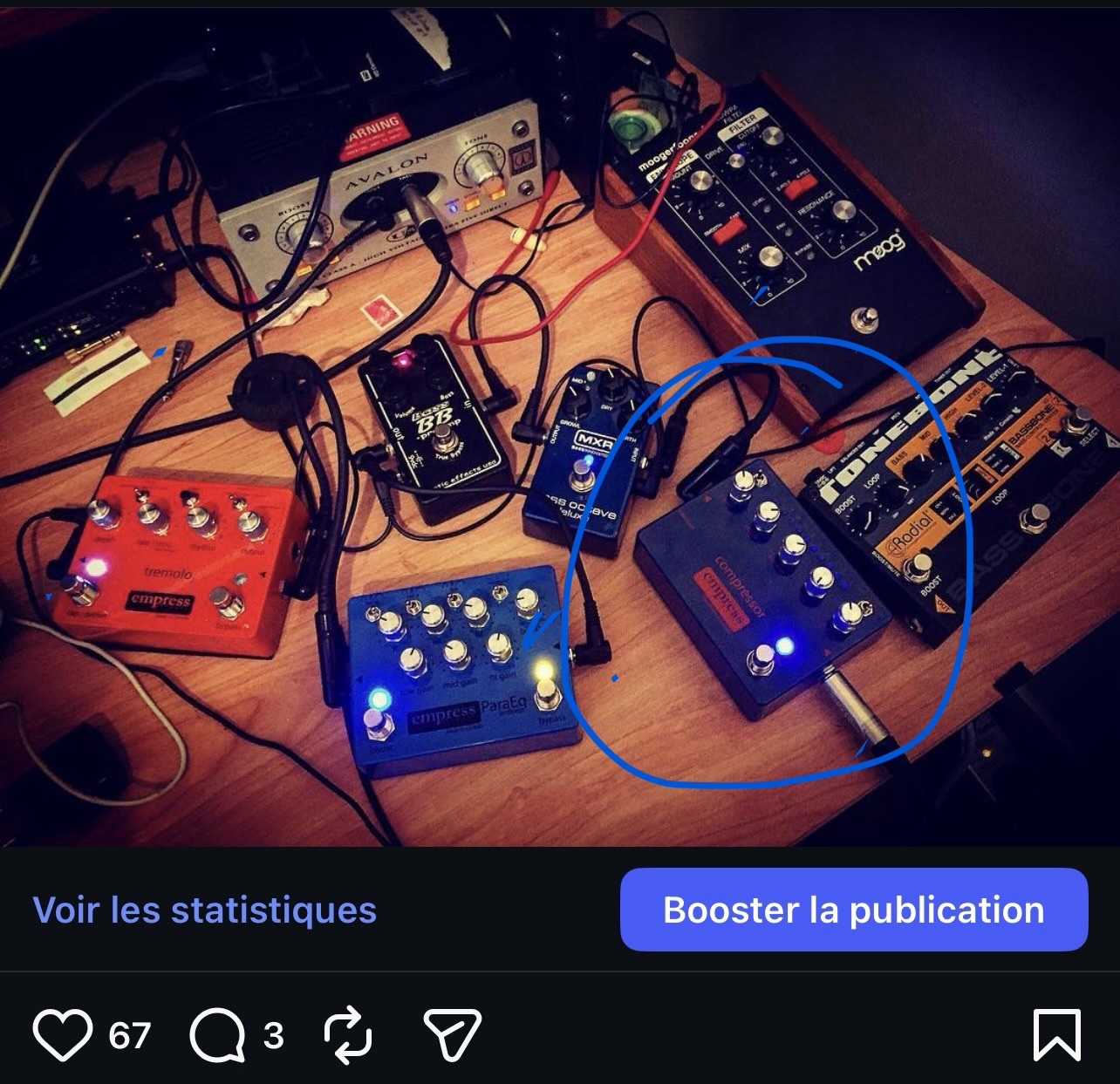 Vends pédale Empress Compressor mk1