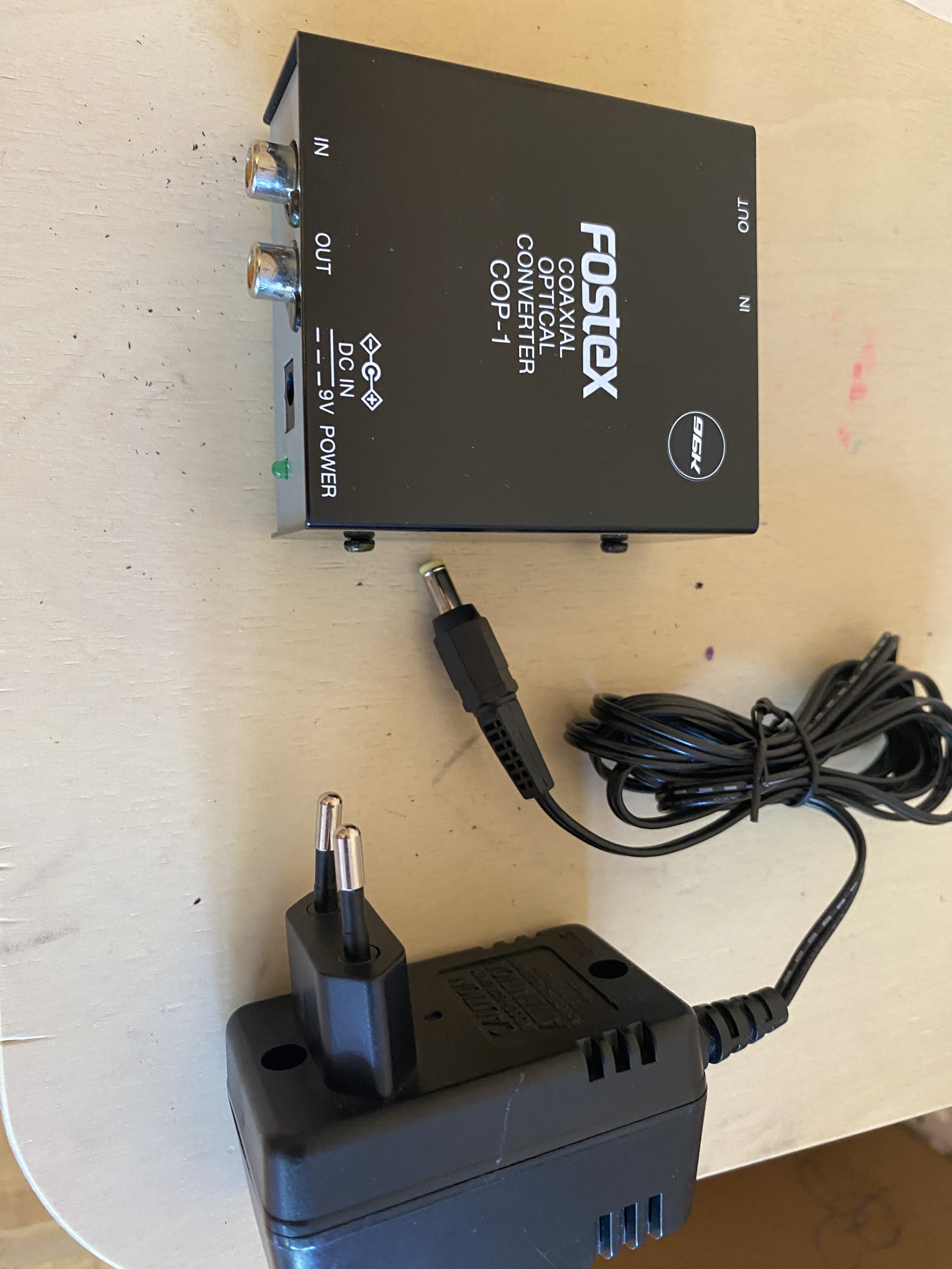 Vends Fostex COP1 convertisseur spdif coax/optique