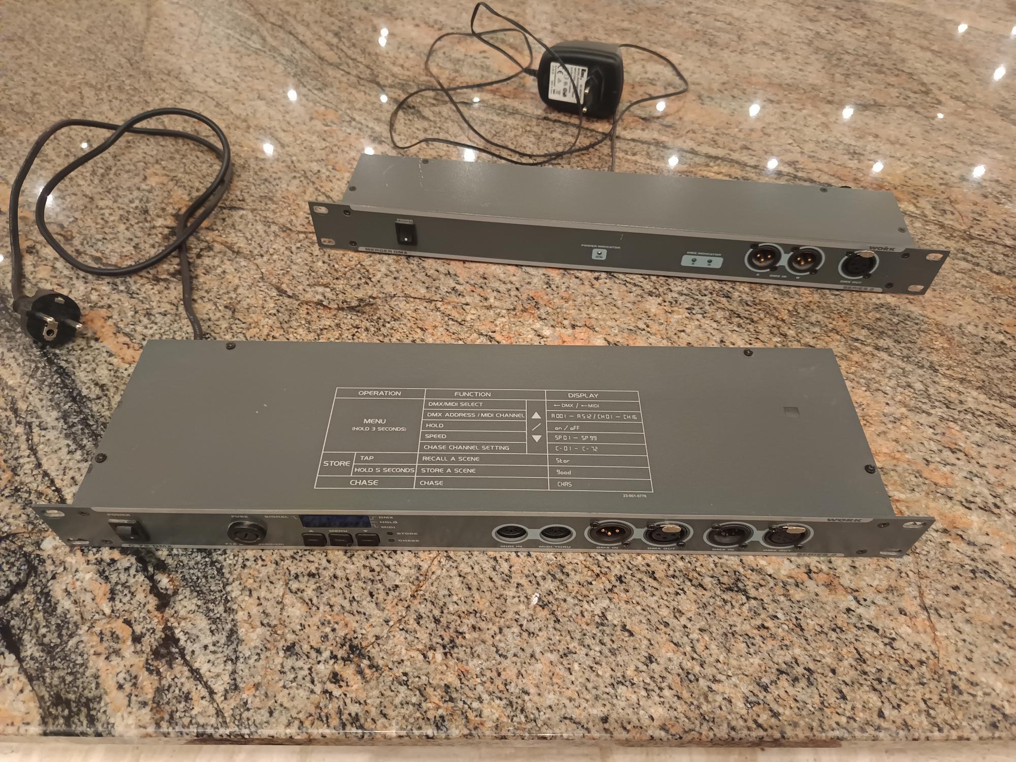 Work Series 2 : 1 demultiplexeur C72 DMX / 1 Merger DMX
