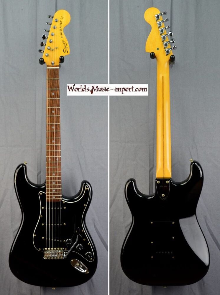 Squier FENDER Stratocaster CST-50 Black 'JV' ST'72 1983