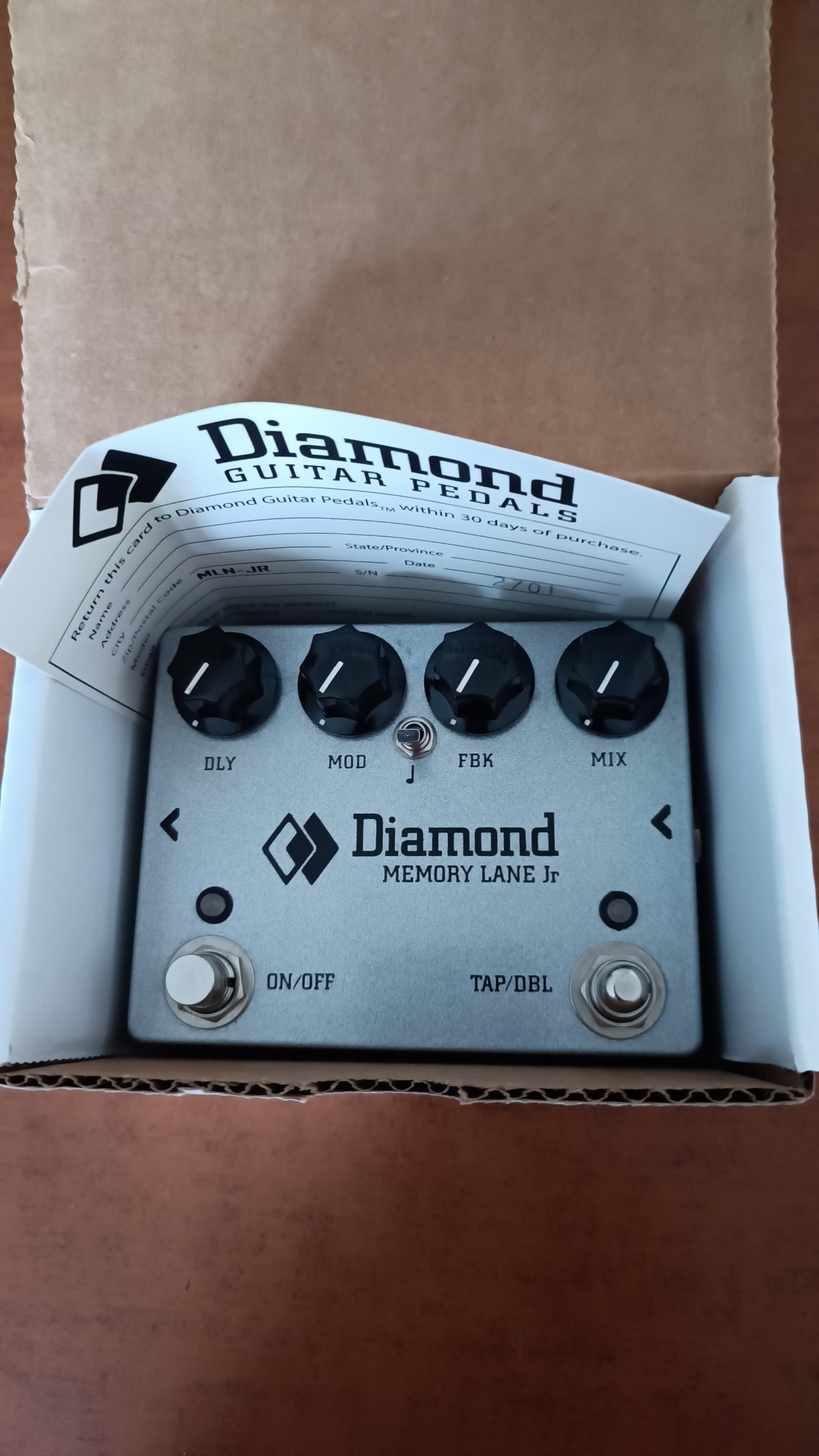 Vends Diamond Memory Lane Jr
