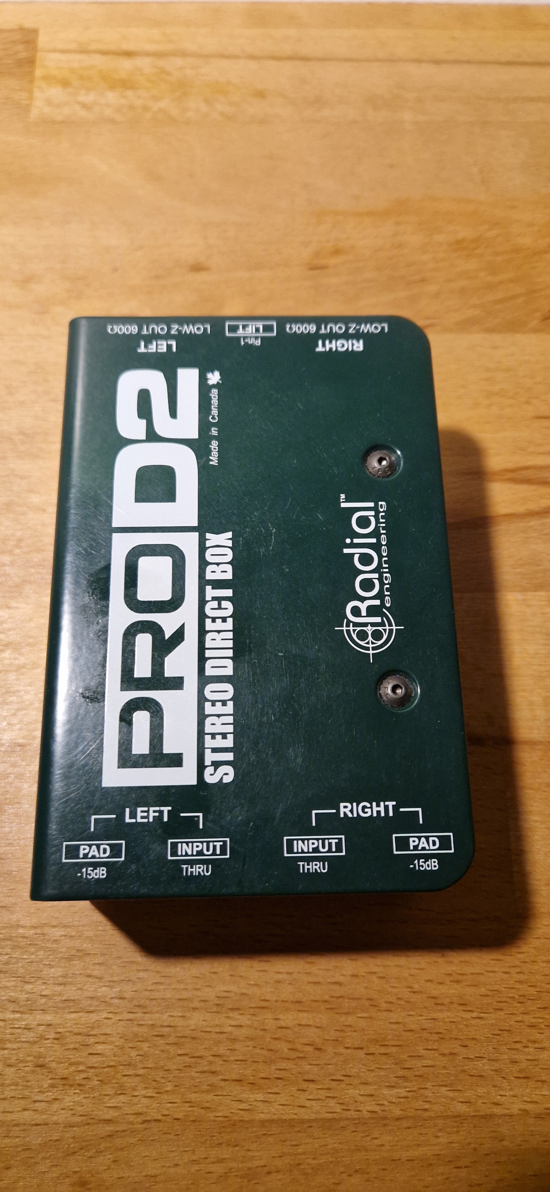 RADIAL PRO D2 - STEREO DI passive 