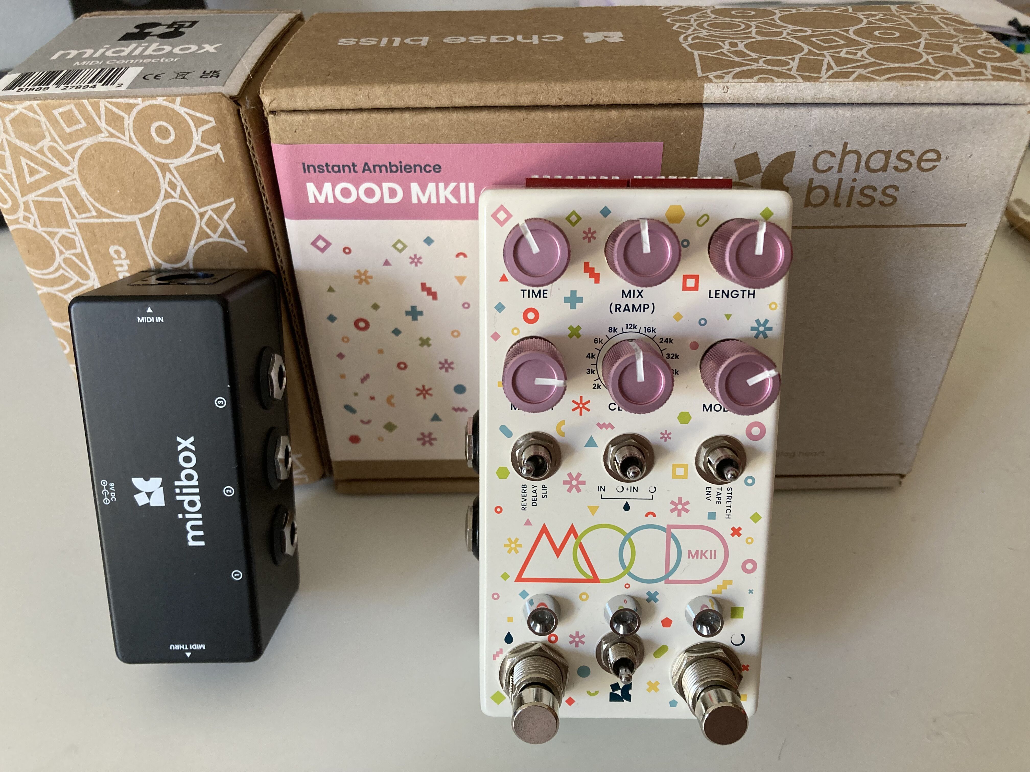 Vends Chase Bliss Mood MKII 10th Anniversary Edition + MIDIbox