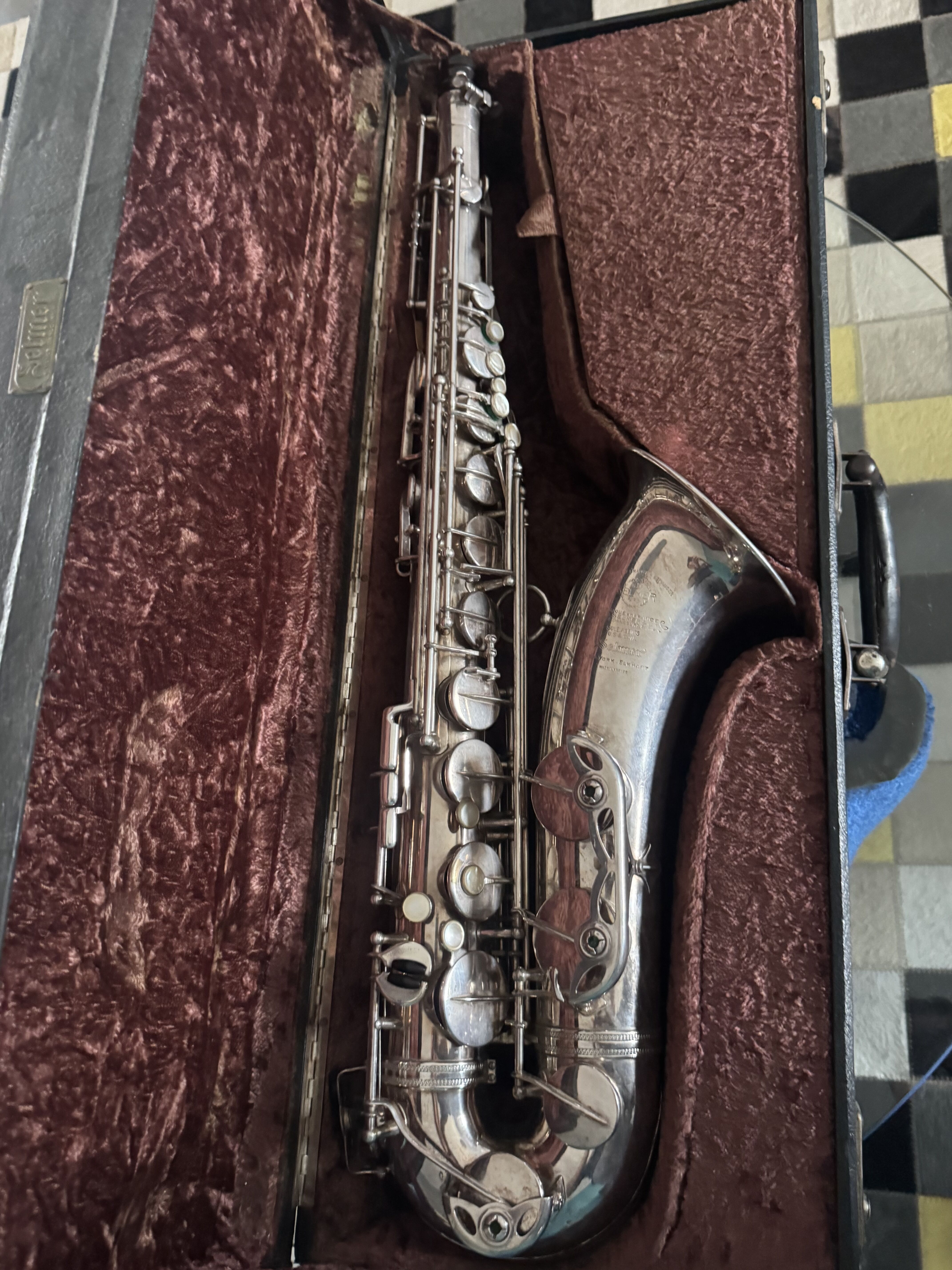 Saxophone ténor Henri Selmer Paris Super Action / SBA – 1953 – série 50357