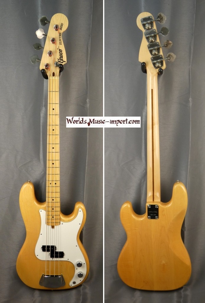 GRECO Precision bass PB-580 Ash Nat 1974 japon import