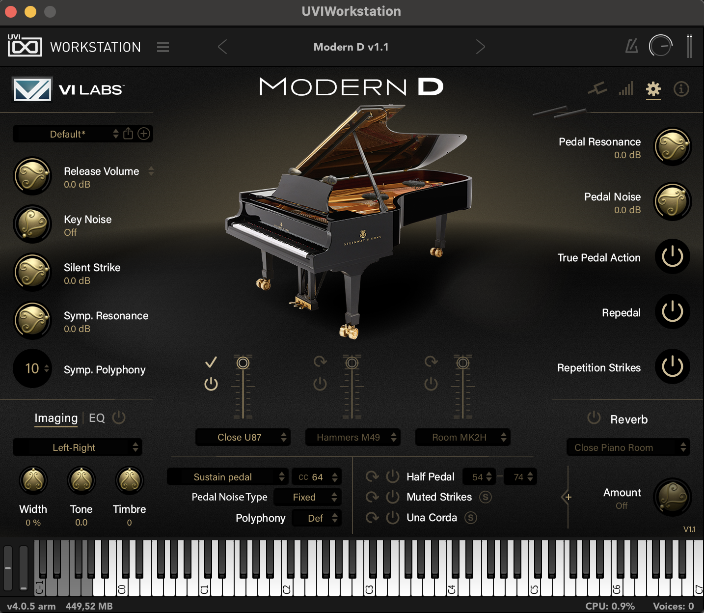 VI Labs Modern D - Licence iLok (Piano Virtuel)