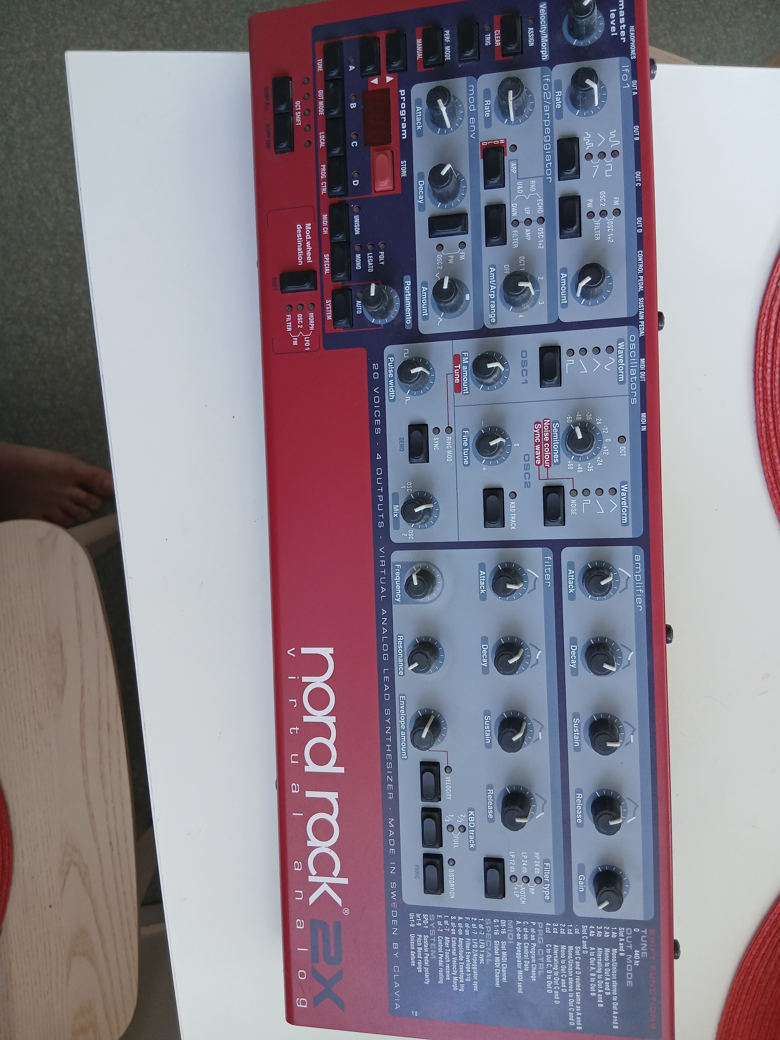 Vends Clavia nord rack 2x 