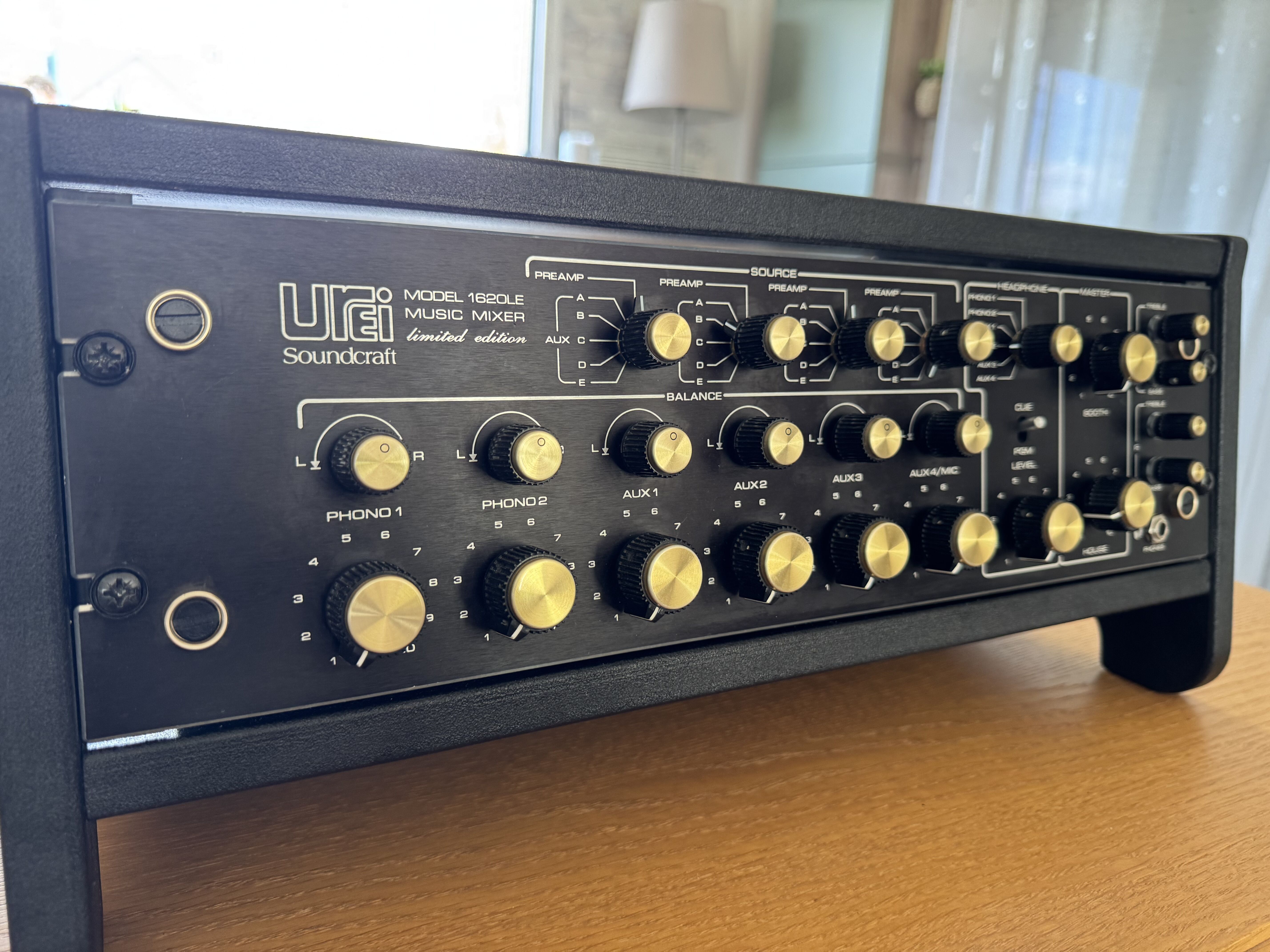 UREI 1620 LE - Full Options (4 Phono) + Boîte Origine + Rack 3U (État MINT)