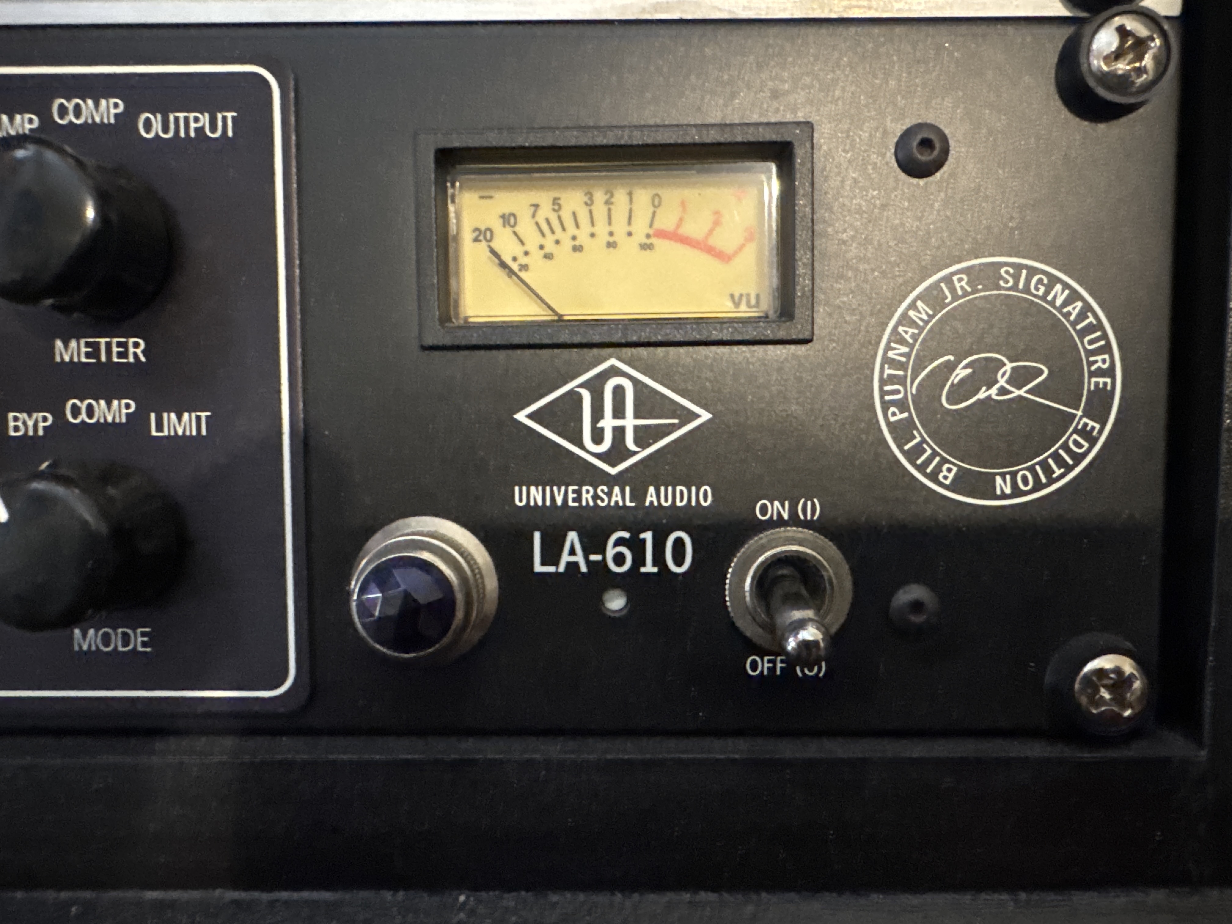 Vend LA-610 signature, Bill Putman