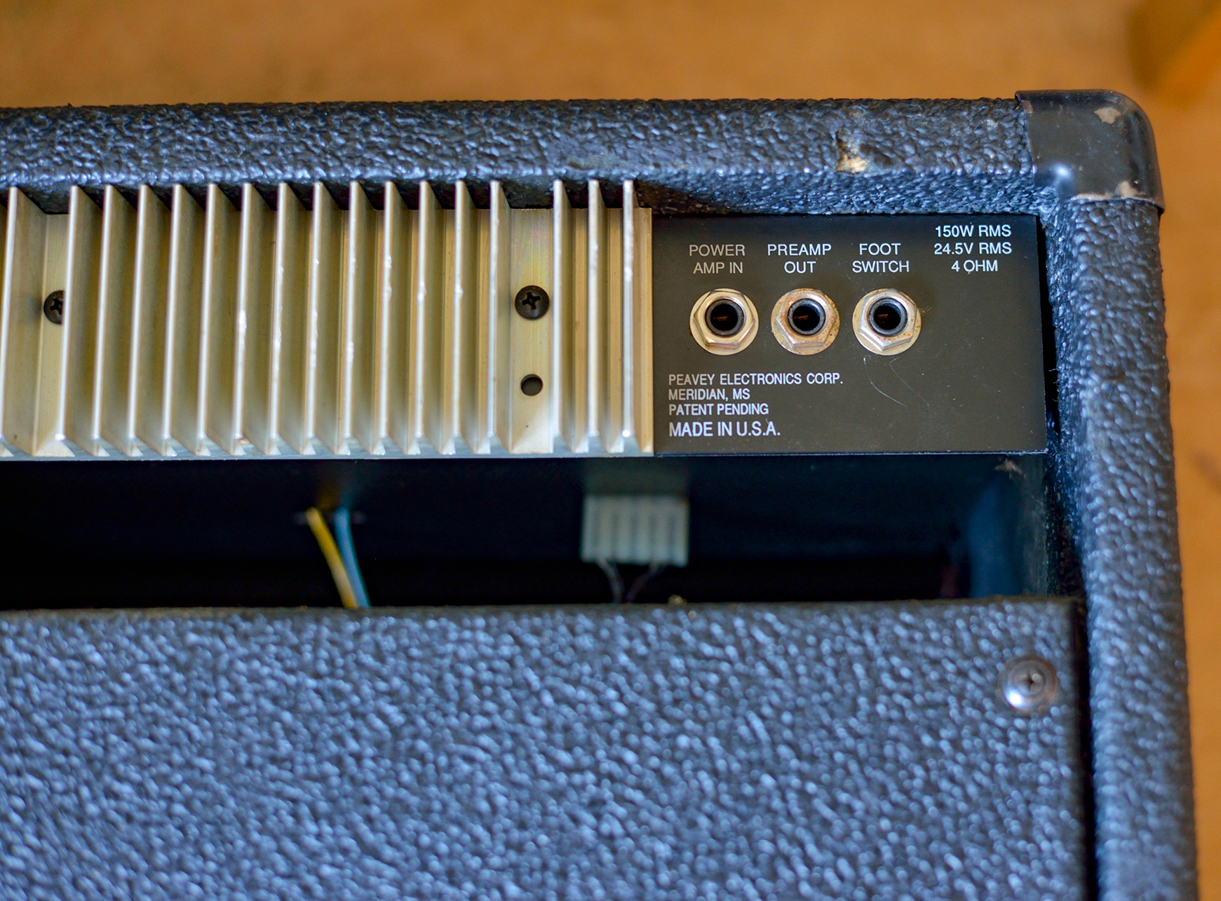Peavey Connections arrière