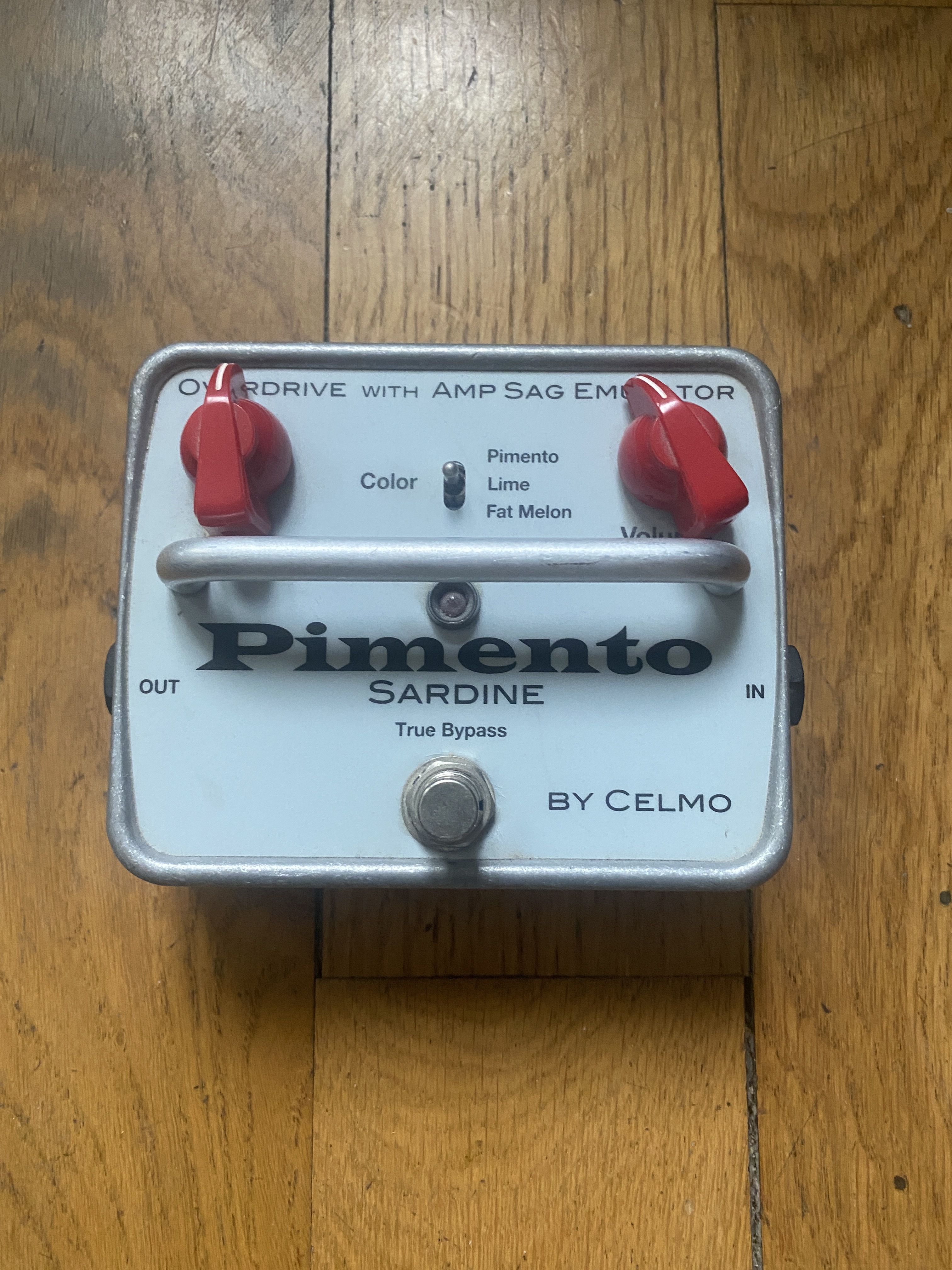 Pédale overdrive Celmo Pimento Sardine