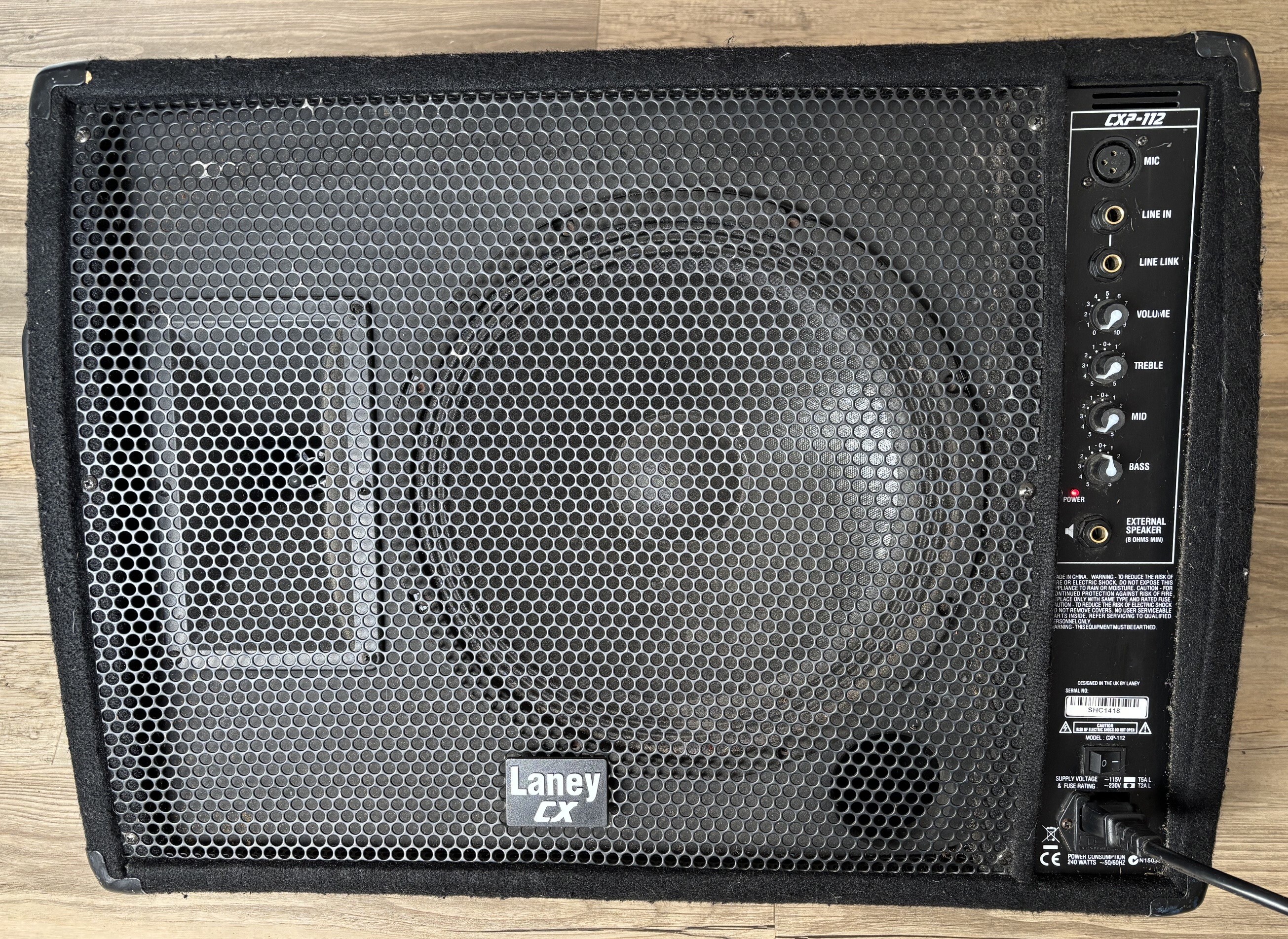 Laney CXP112 – Retour de scène / Enceinte amplifiée 12" – bon état