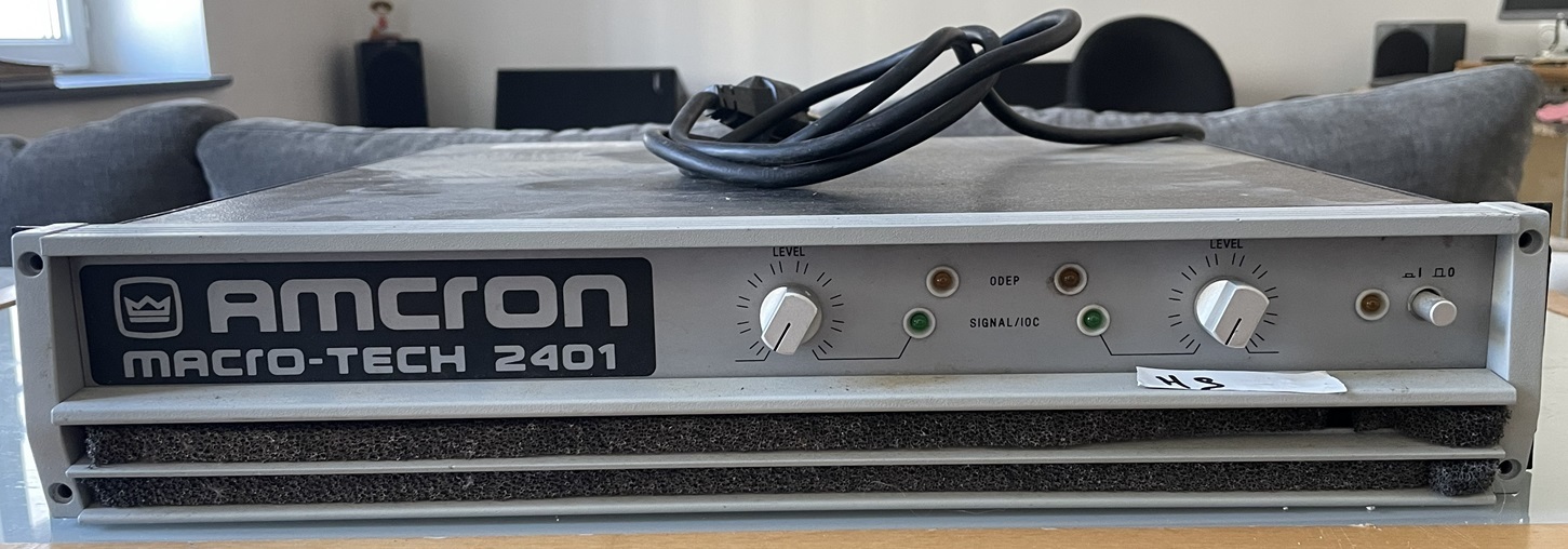 Lot ampli Crown Macrotech VZ3600 - MA2400 - MA2401